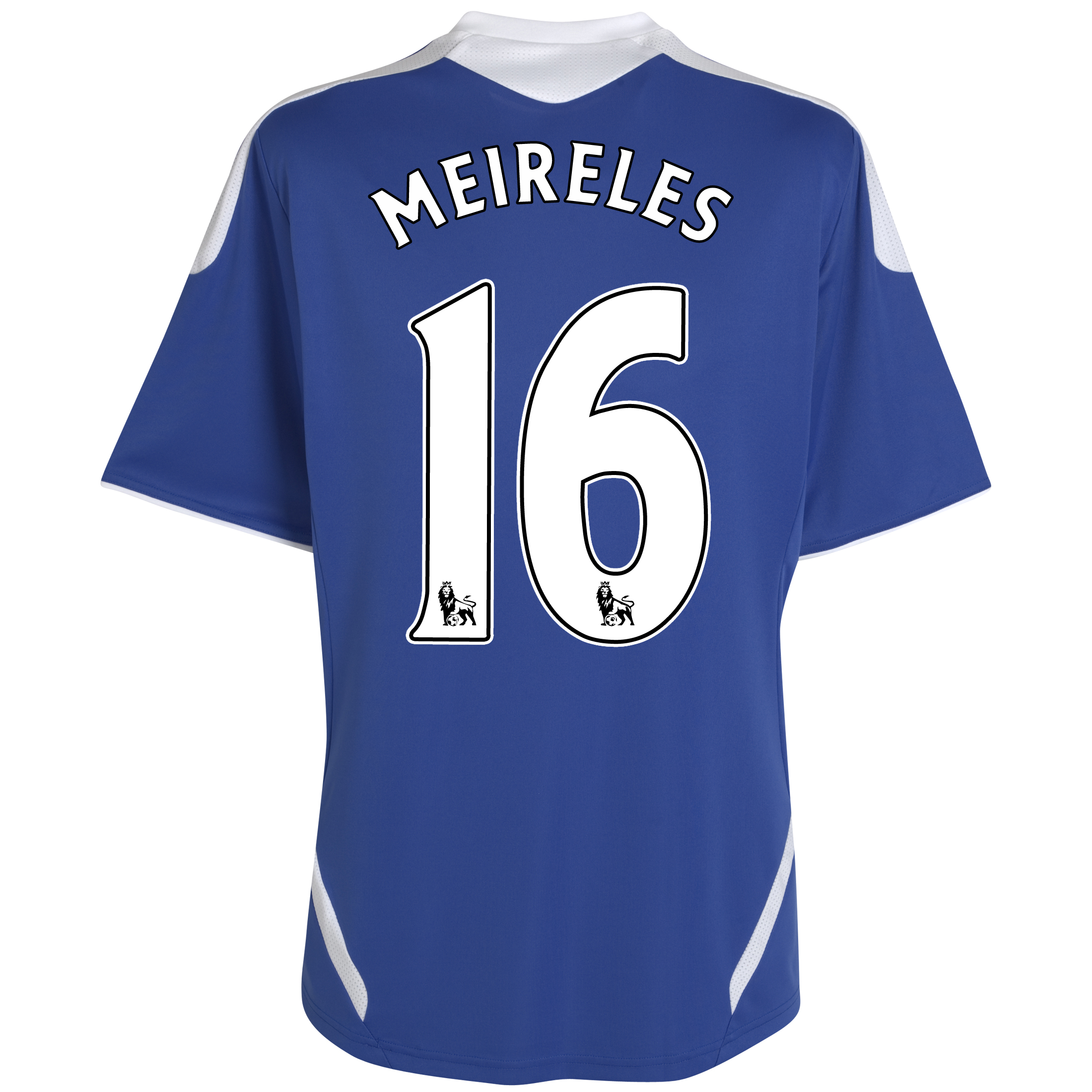 Chelsea Home Shirt 2011/12 with Meireles 16 printing. Chelsea Home Shirt 2011/12 with Meireles 16 printing.