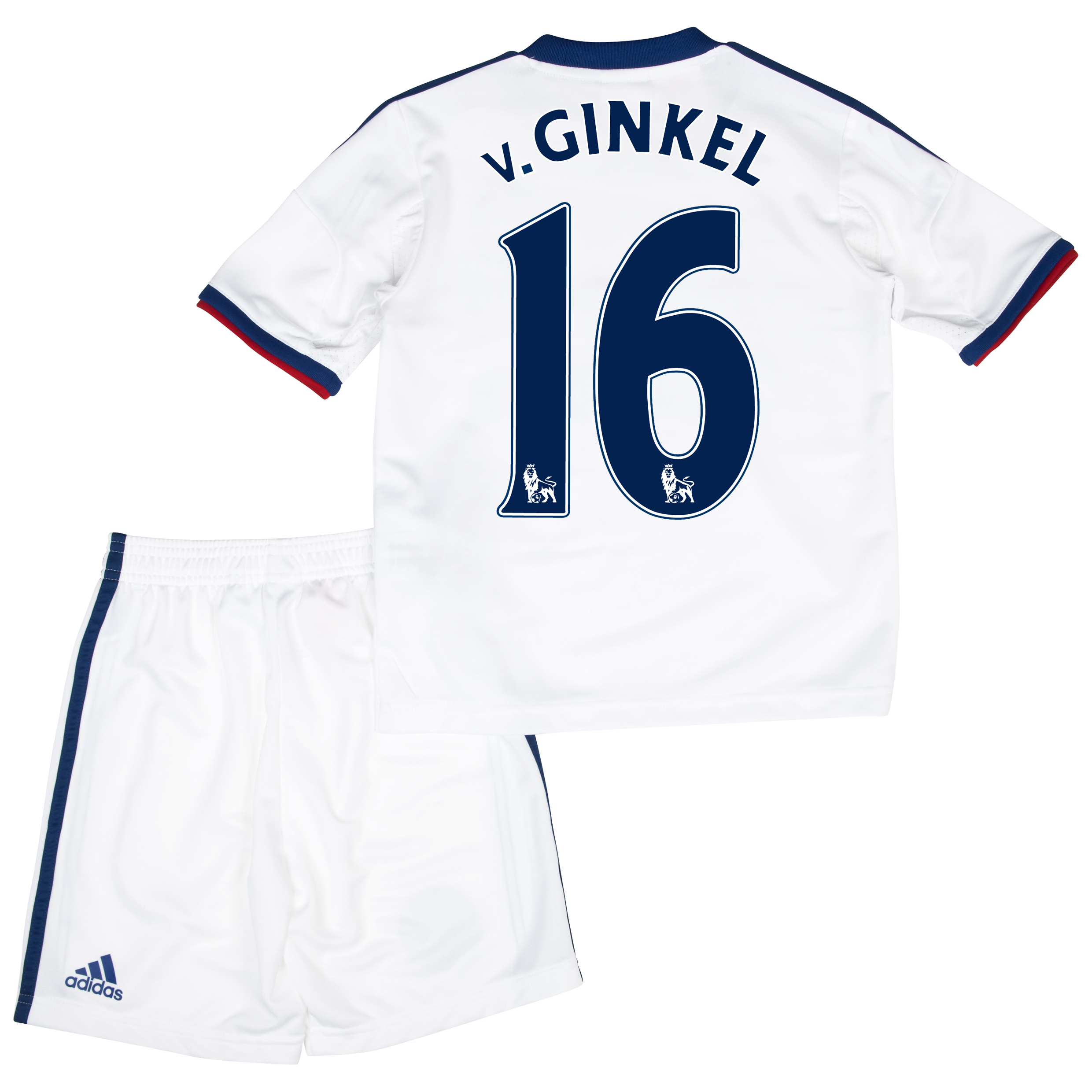 Chelsea Away Mini Kit 2013/14 with v.Ginkel 16 printing