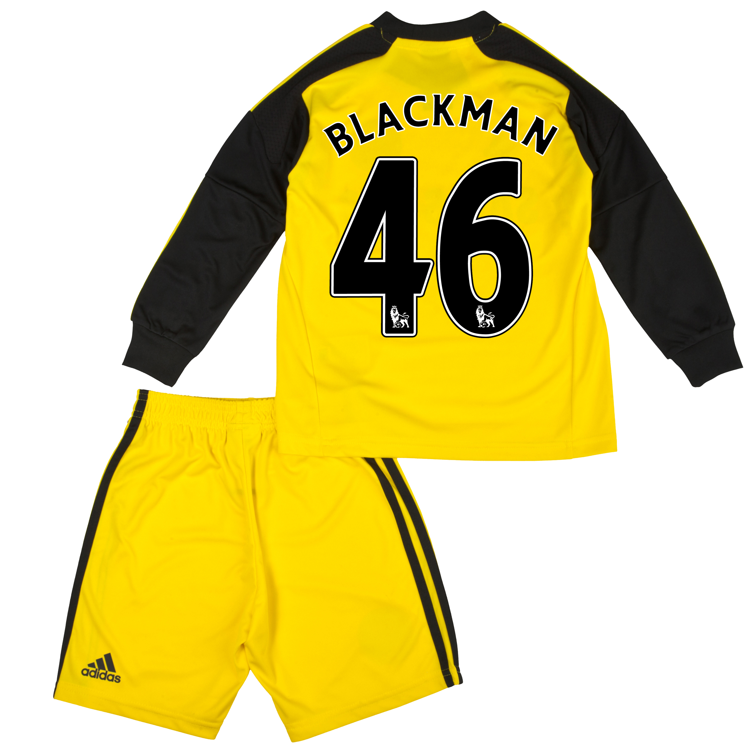 Chelsea Home Goalkeeper Mini Kit 2013/14 with Blackman 46 printing