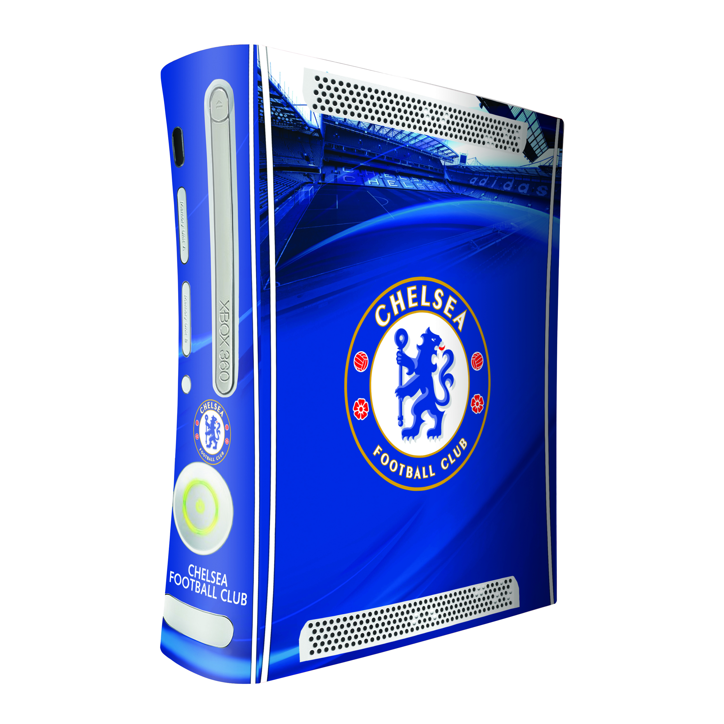 Chelsea FC Xbox 360 Games Console Skin