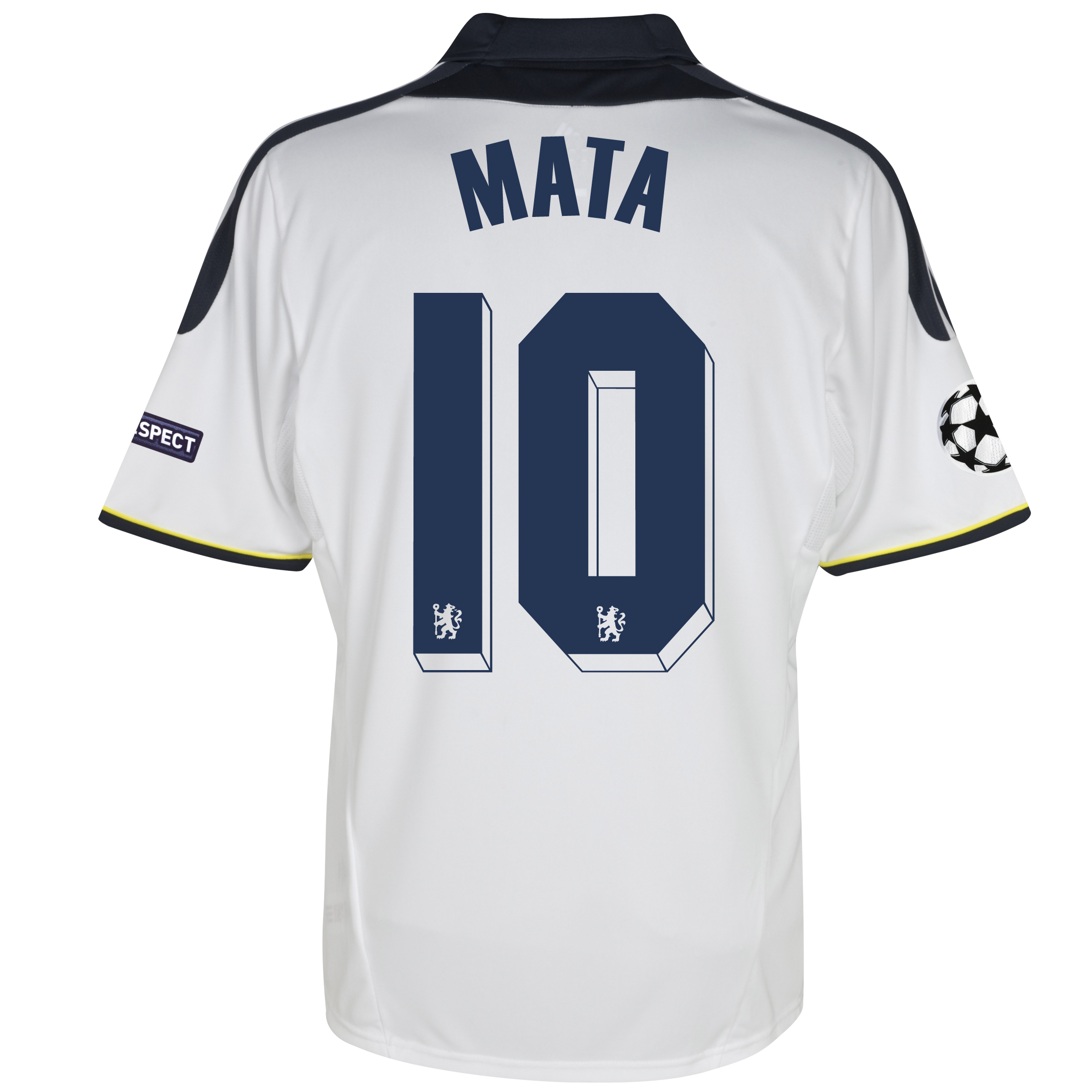 Chelsea UEFA Champions League Third Shirt 2011/12 with Mata 10 printing