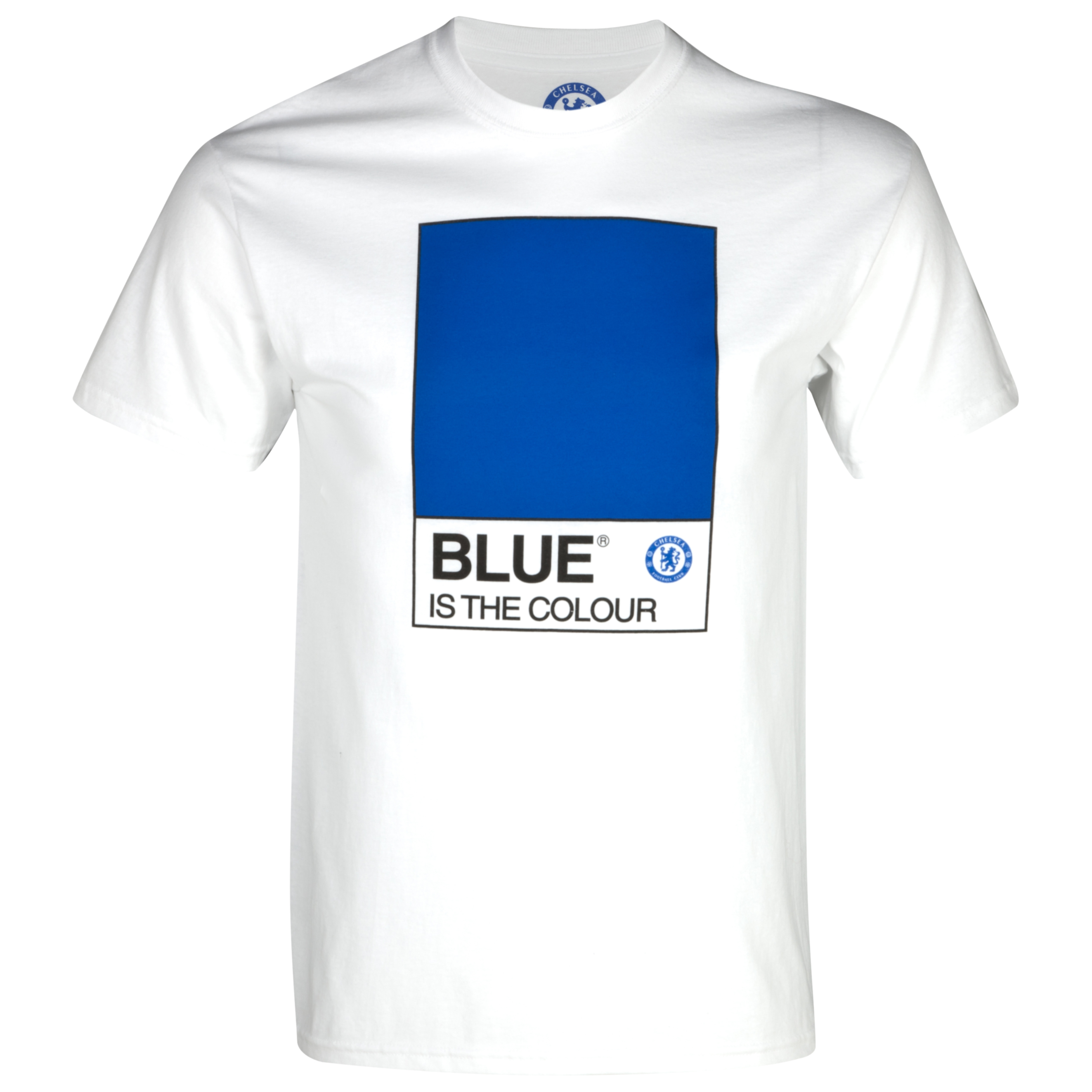 Chelsea Blue is The Colour Graphic T-Shirt - White - Mens