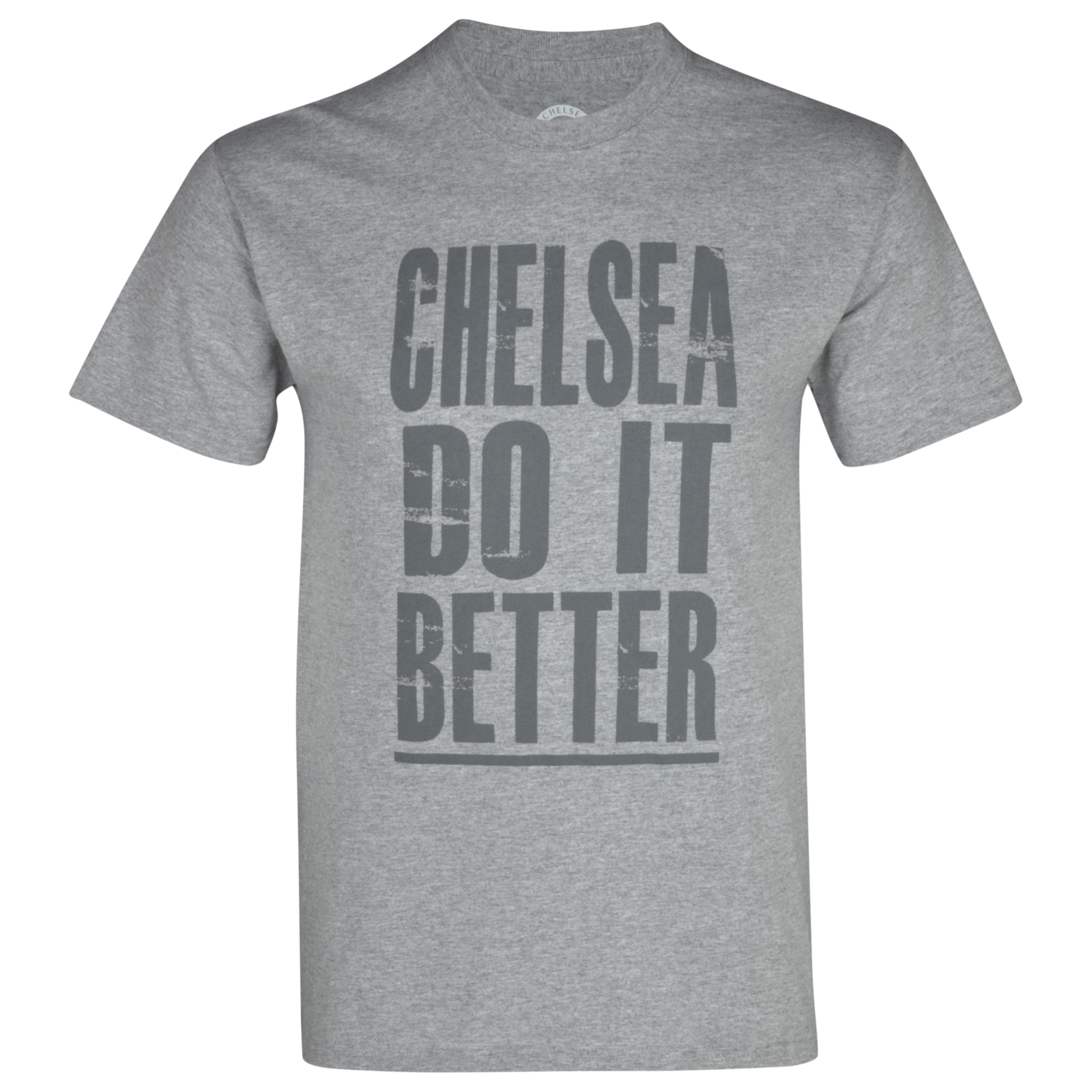 Chelsea Do It Better Graphic T-Shirt - Grey Marl - Mens