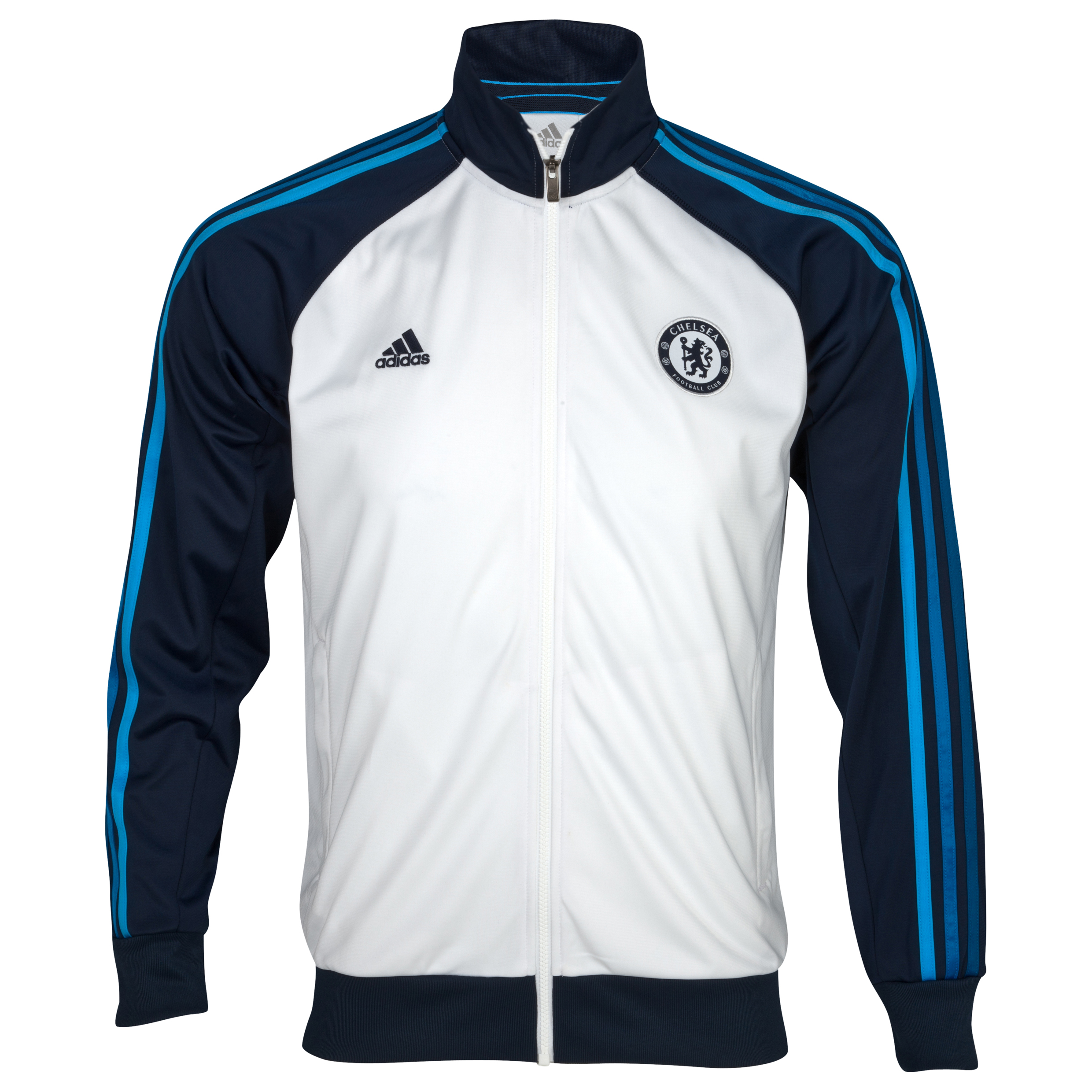 adidas Chelsea Core Track Top - Collegiate Navy/White/Cyan - Kids