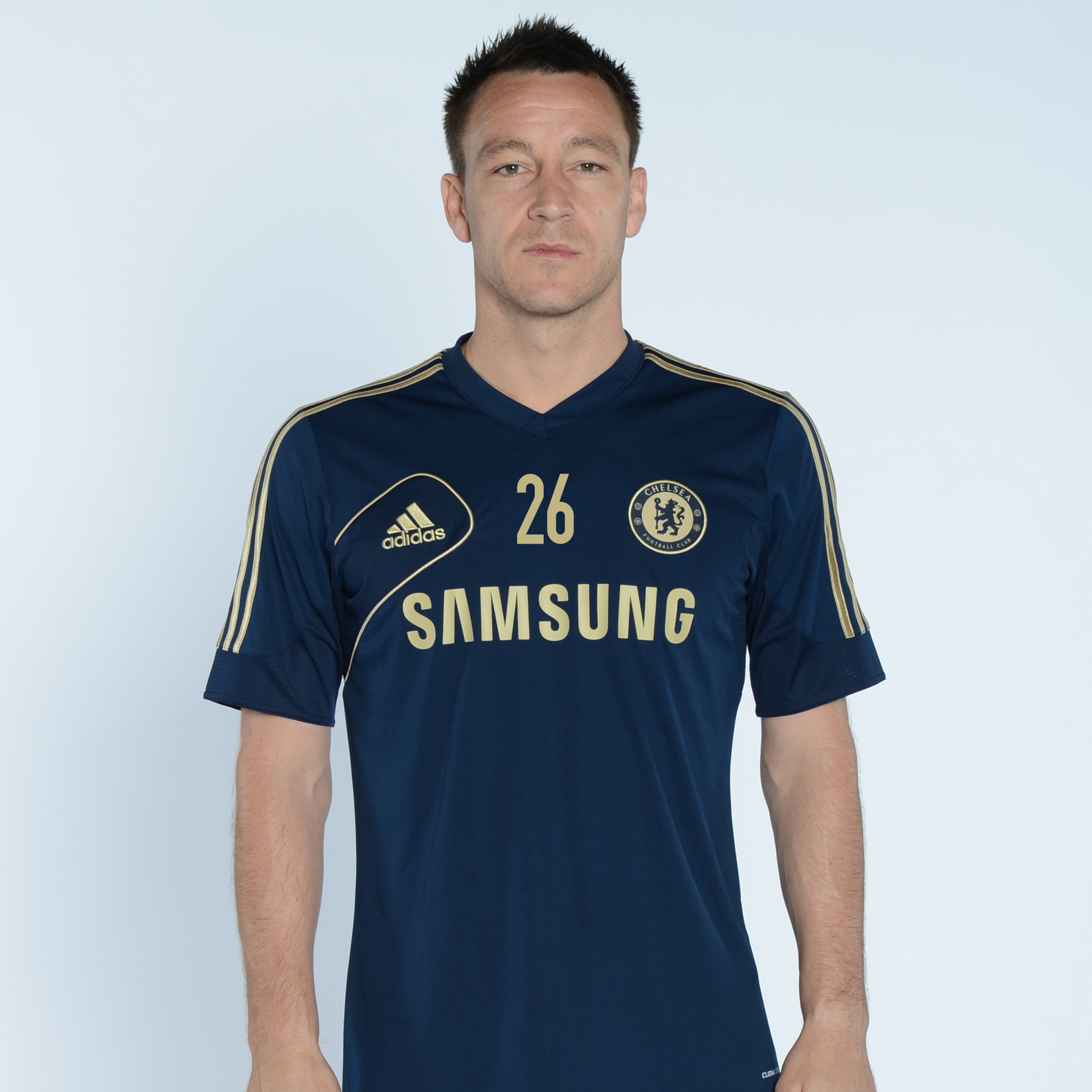 adidas Chelsea Training T-Shirt - Collegiate Navy/Light Football Gold