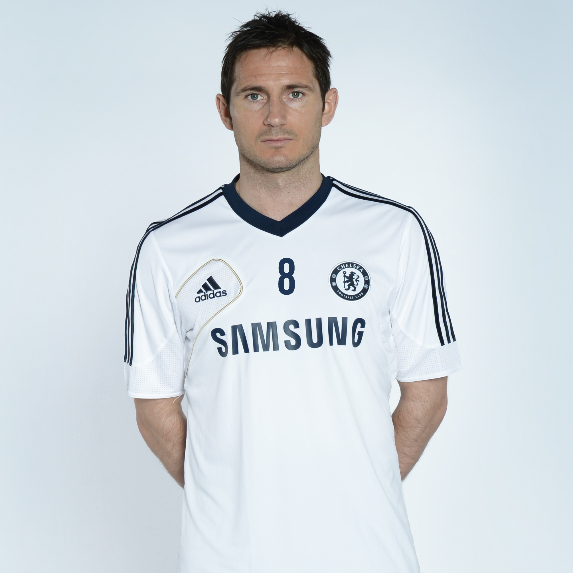 adidas Chelsea Training T-Shirt - White/Collegiate Navy/Light Football Gold