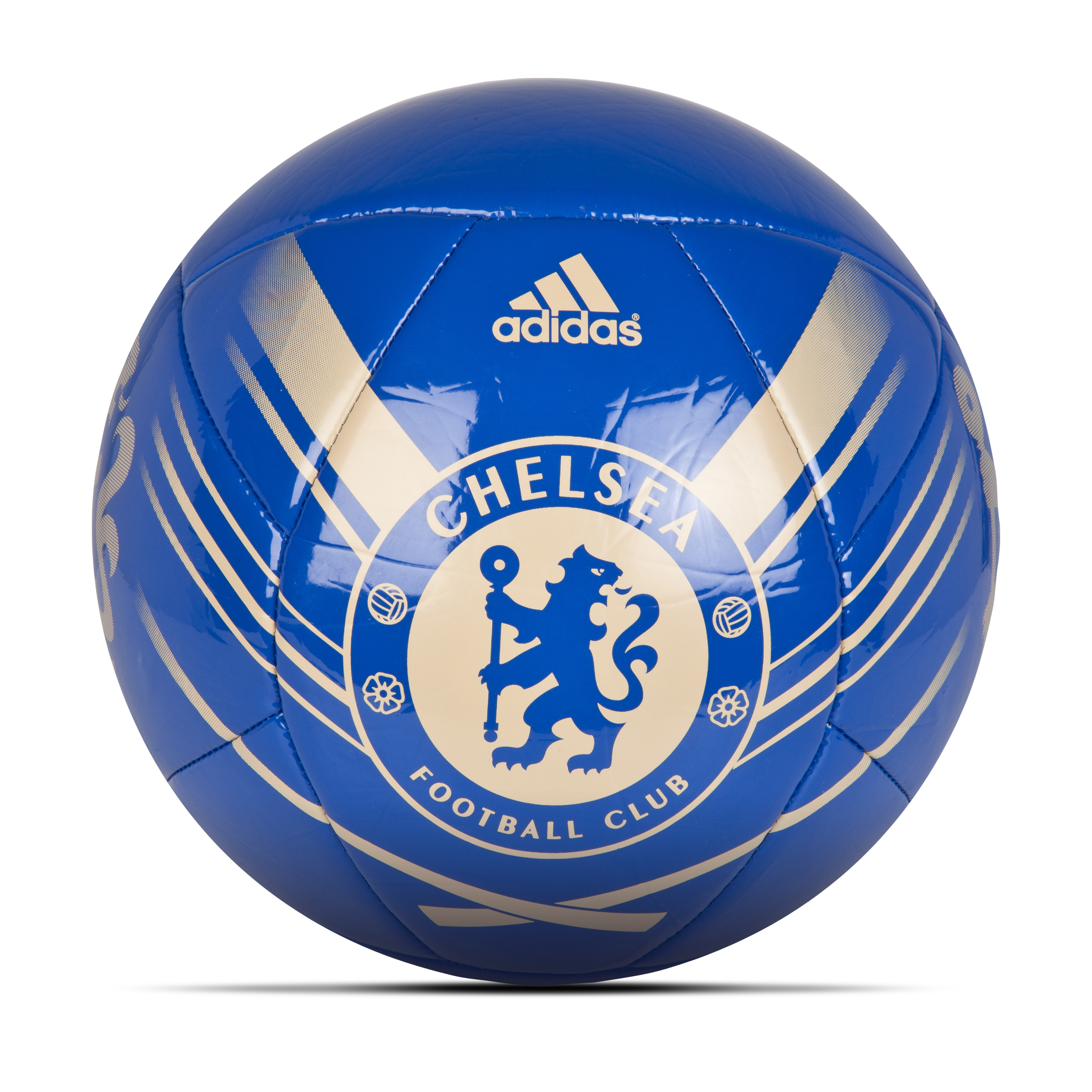 adidas Chelsea Crest Football - Cfc Reflex Blue/Light Football Gold Size 5