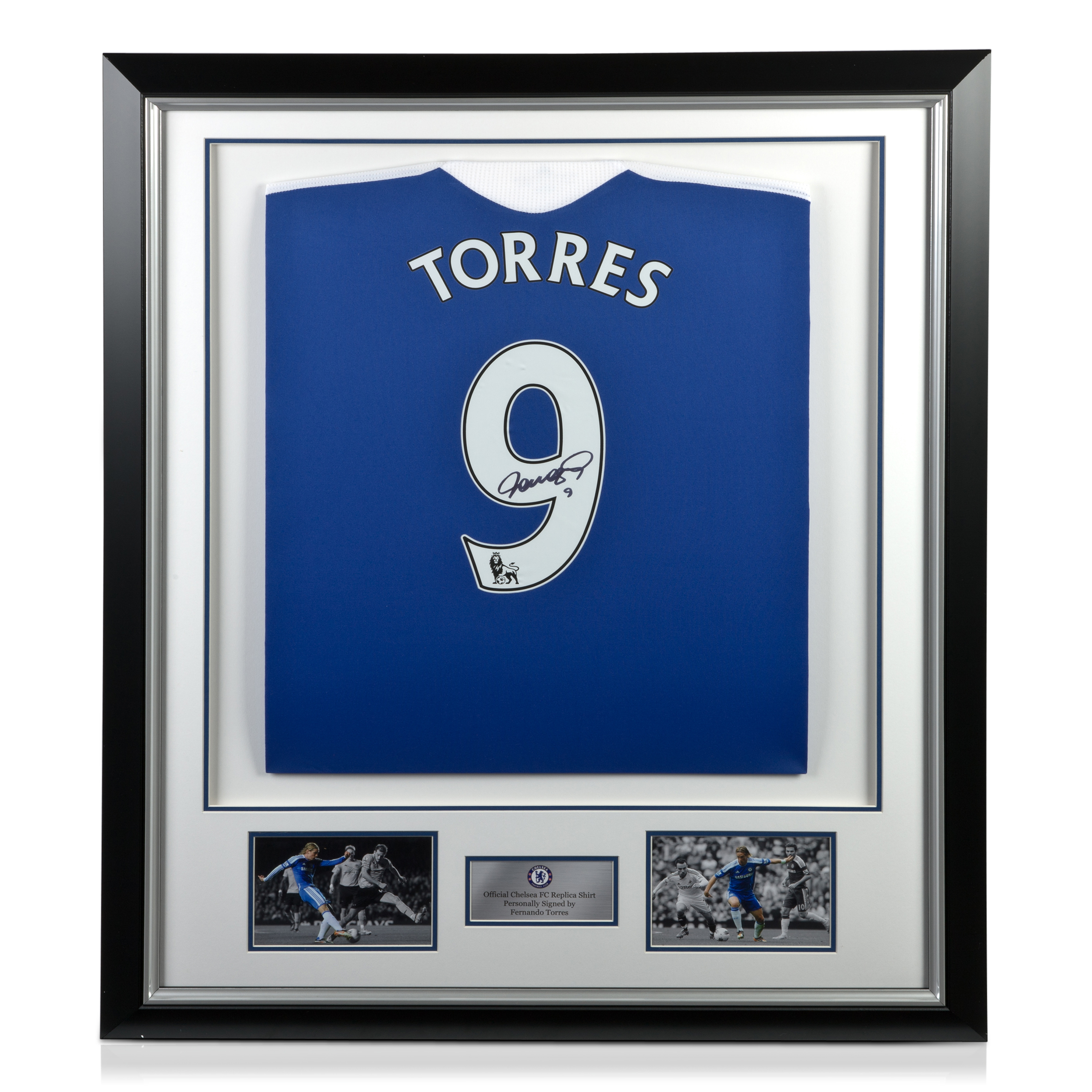 Chelsea Signed Torres Shirt - Framed