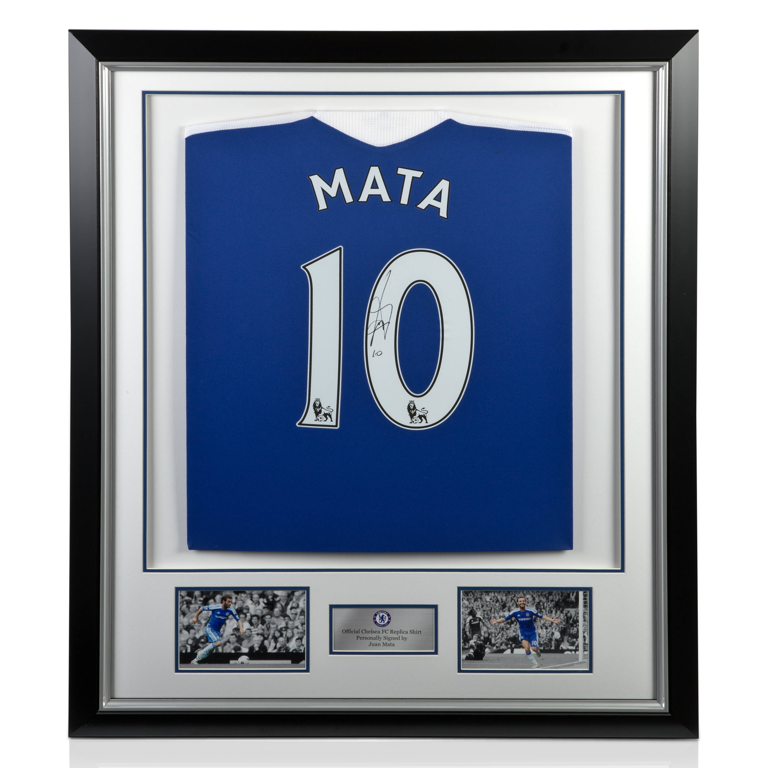 Chelsea Signed Mata Shirt - Framed