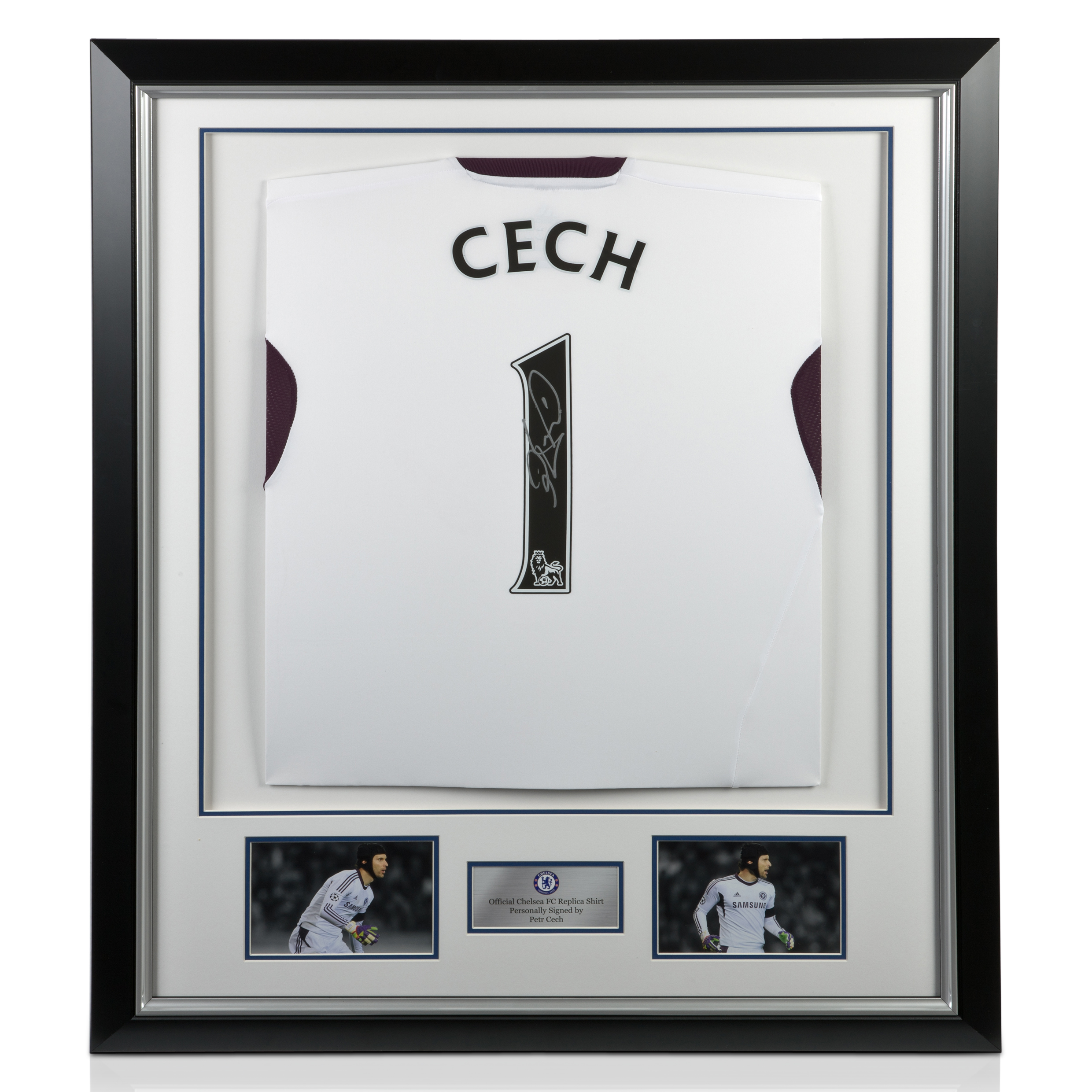 Chelsea Signed Cech Shirt - Framed