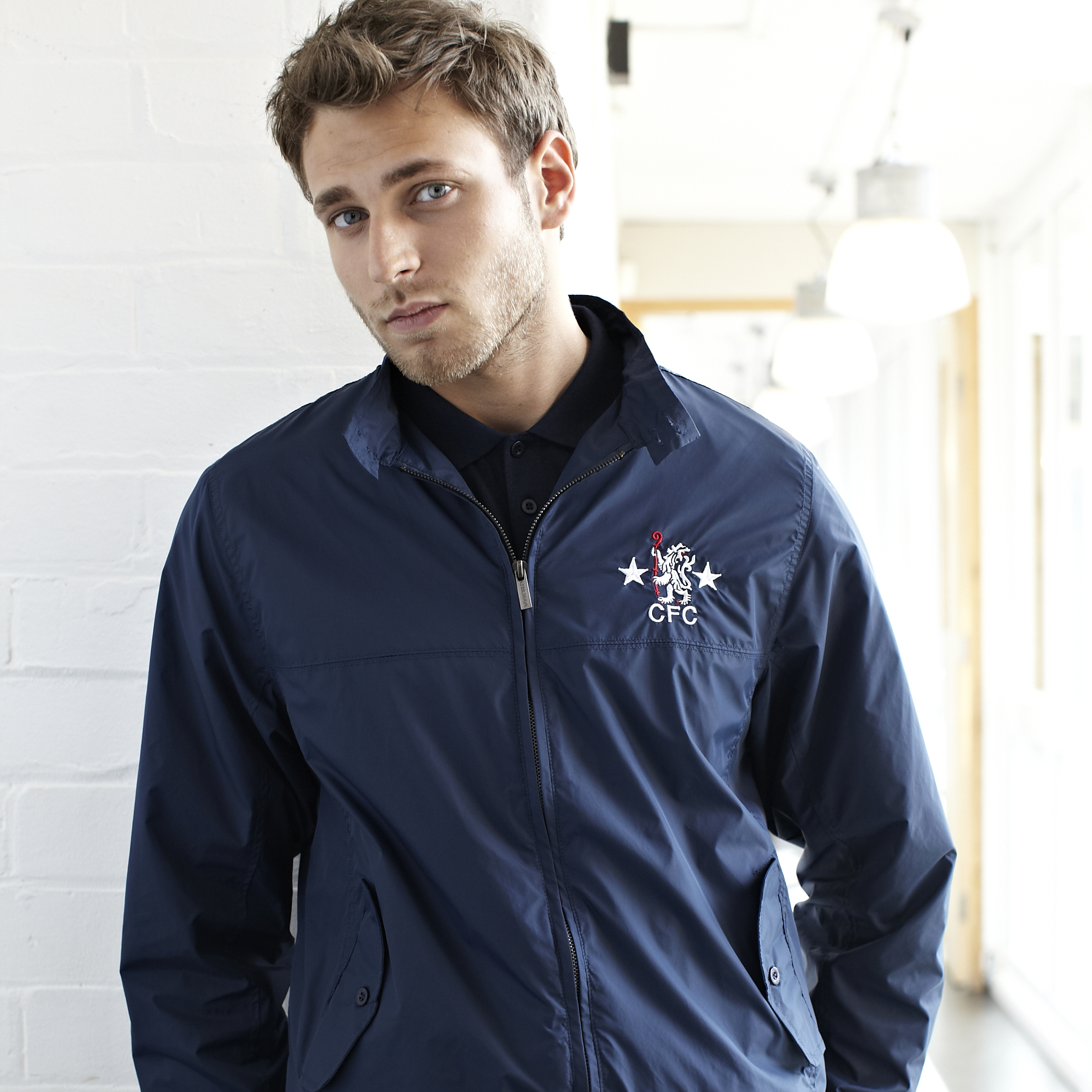 Chelsea Retro Harrington Jacket - OT Navy - Mens