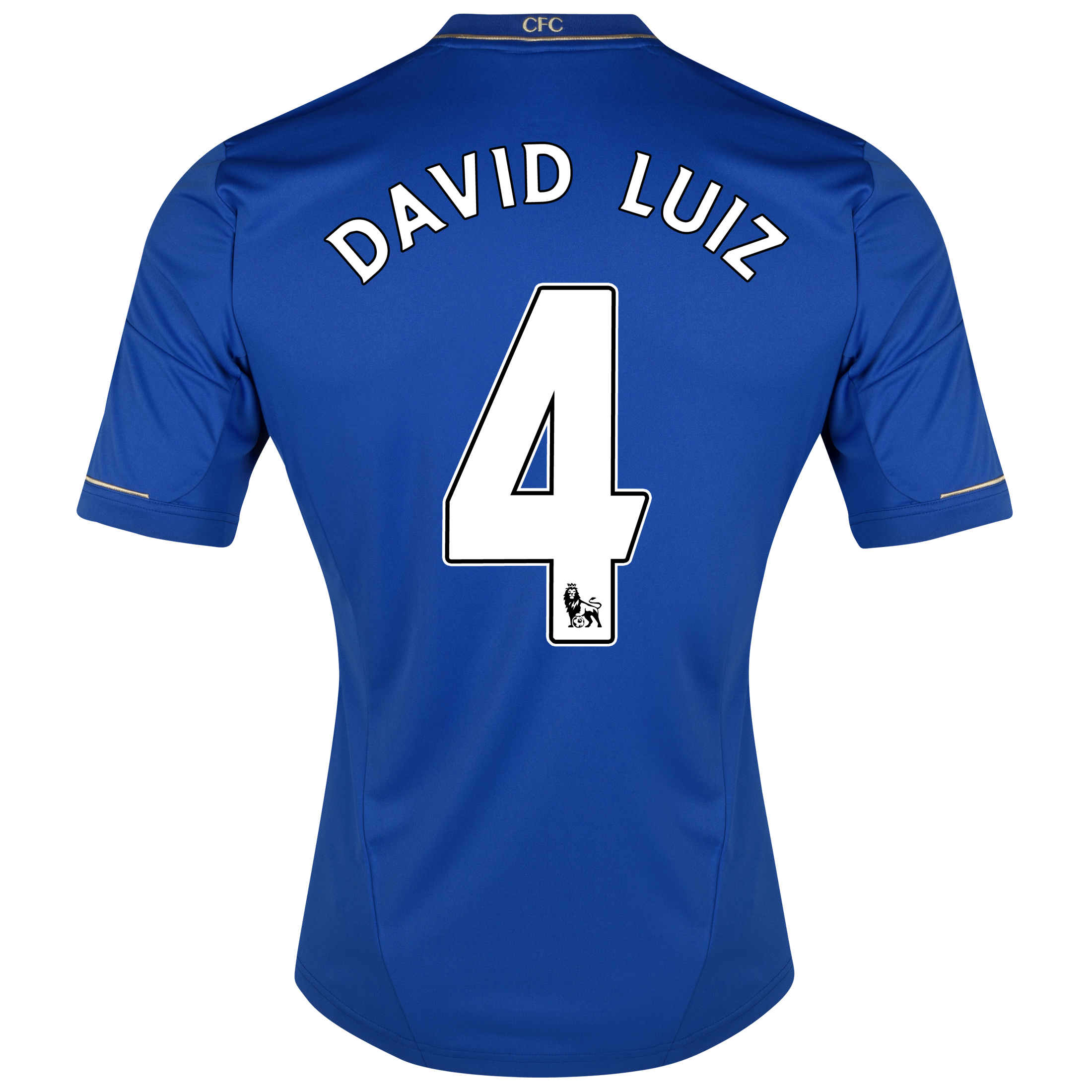 Chelsea Home Shirt 2012/13 with David Luiz 4 printing