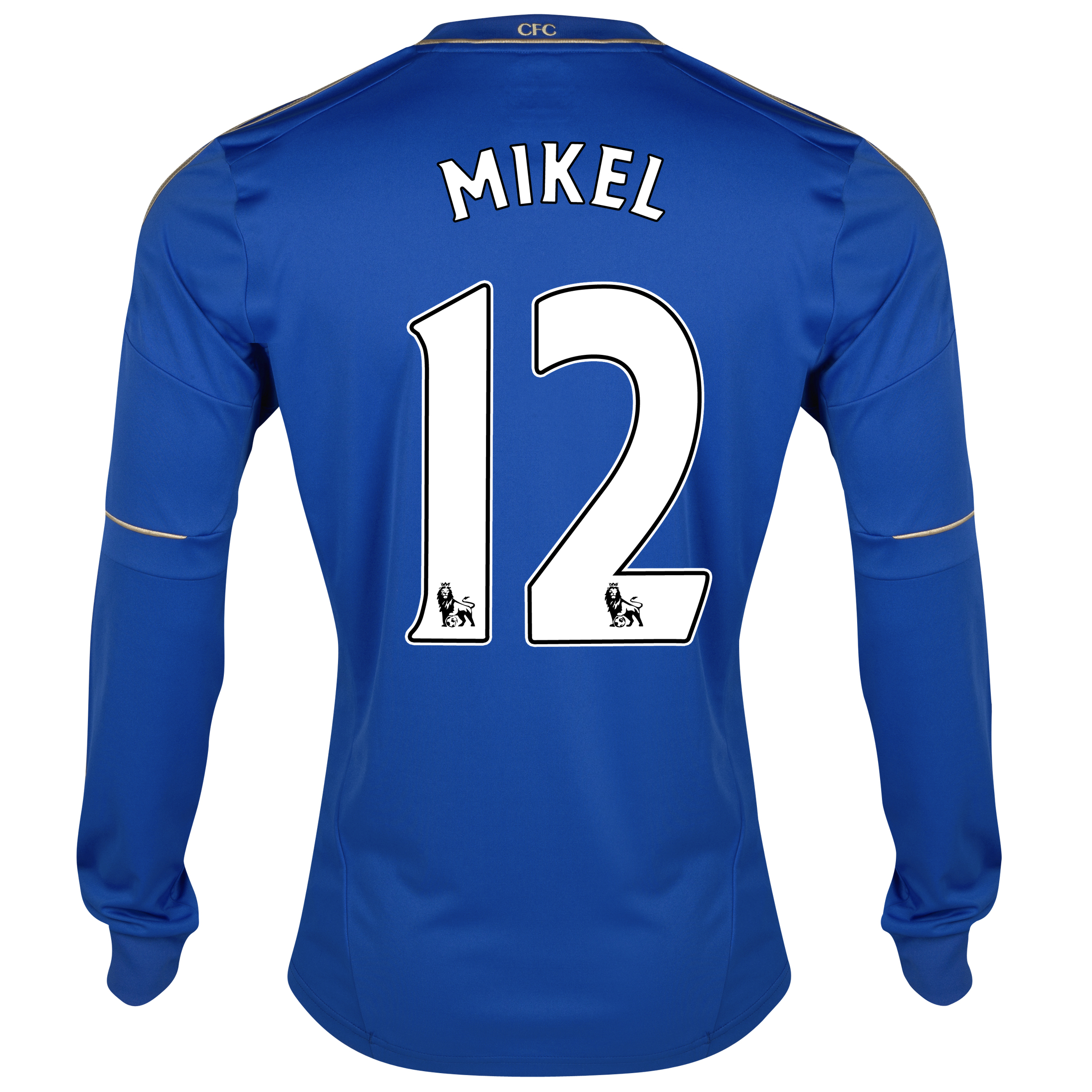 Chelsea Home Shirt 2012/13 - Long Sleeved with Mikel 12 printing
