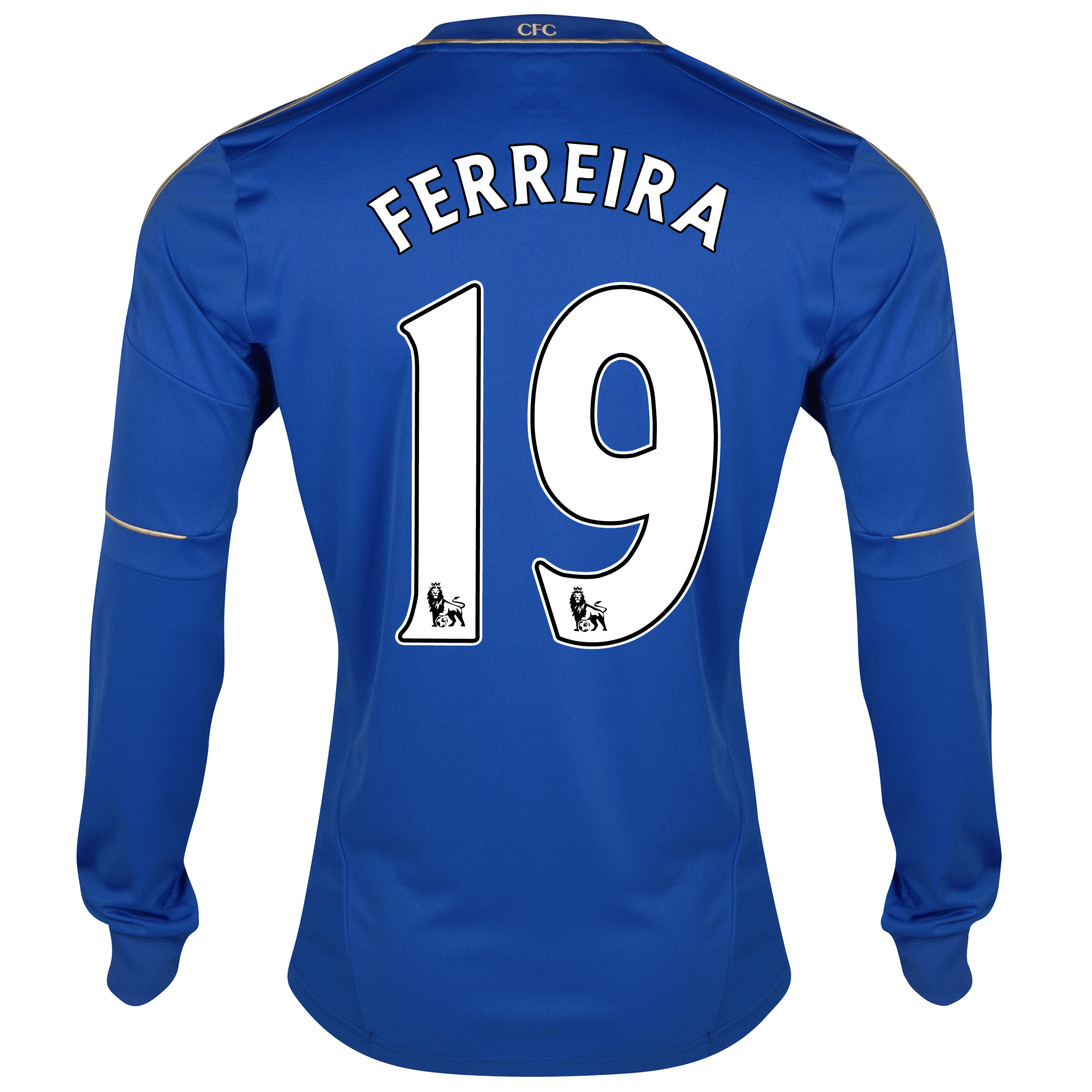 Chelsea Home Shirt 2012/13 - Long Sleeved - Youths with Ferreira 19 printing