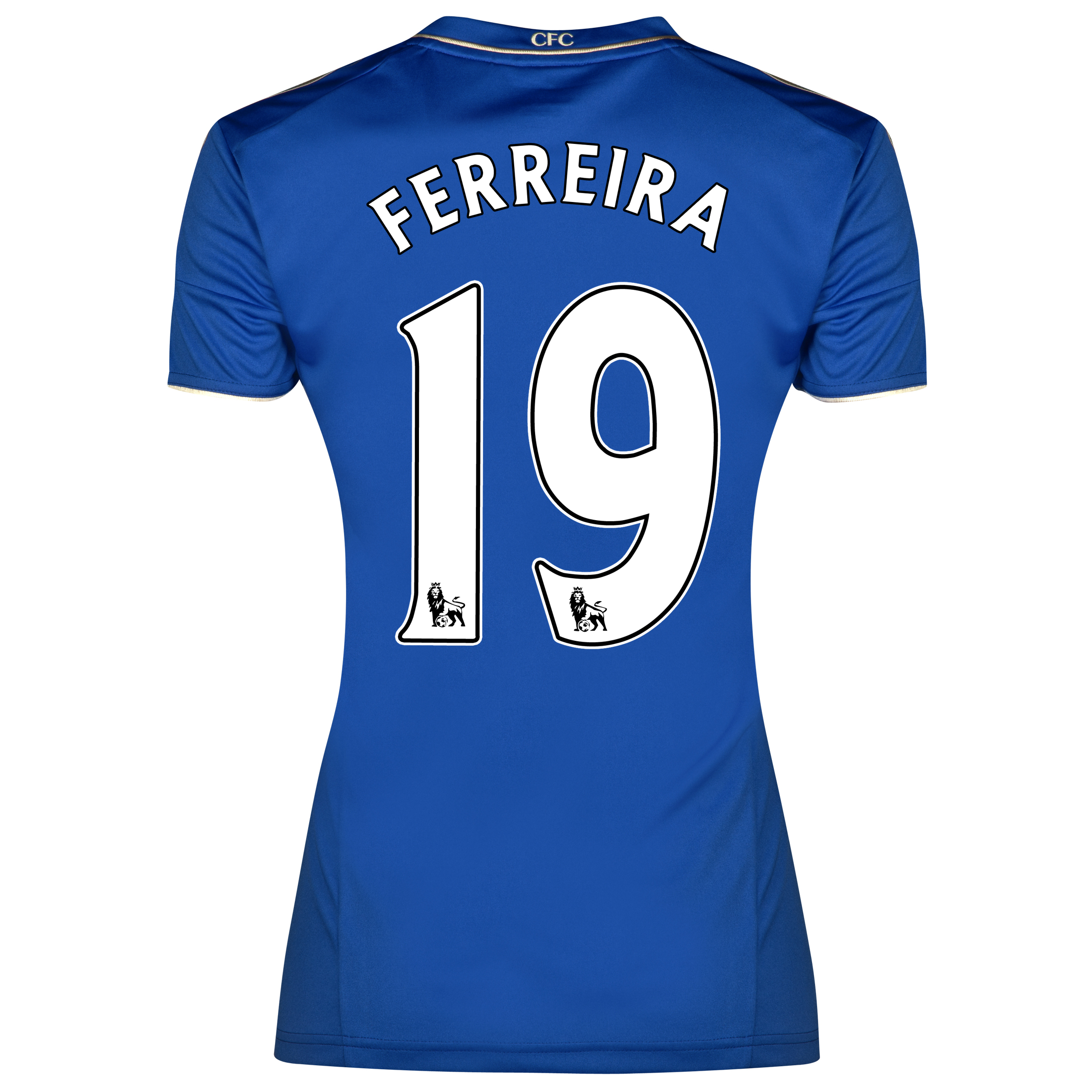 Chelsea Home Shirt 2012/13 - Womens with Ferreira 19 printing