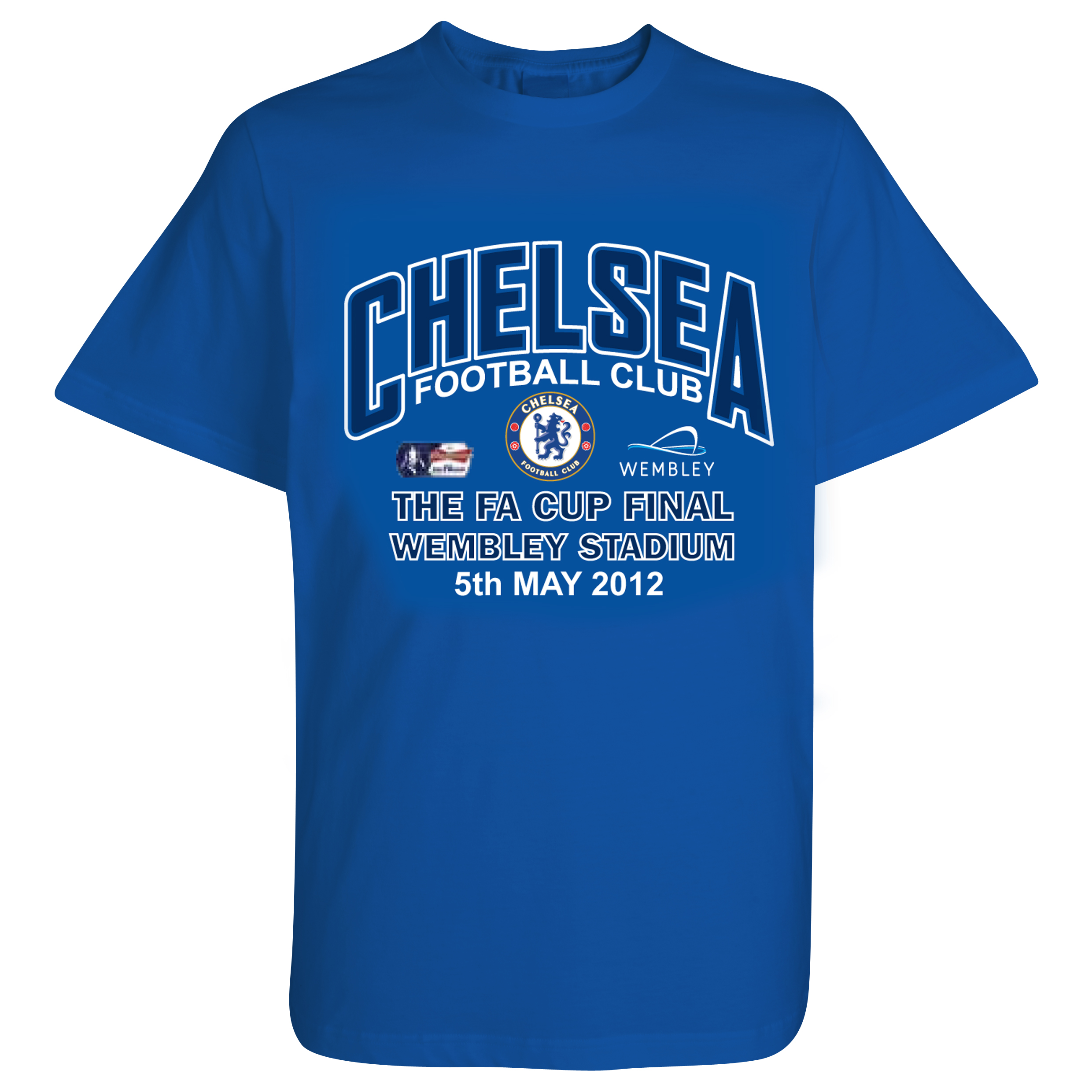 Chelsea FA Cup Road to Wembley Graphic T-Shirt - Royal - Boys