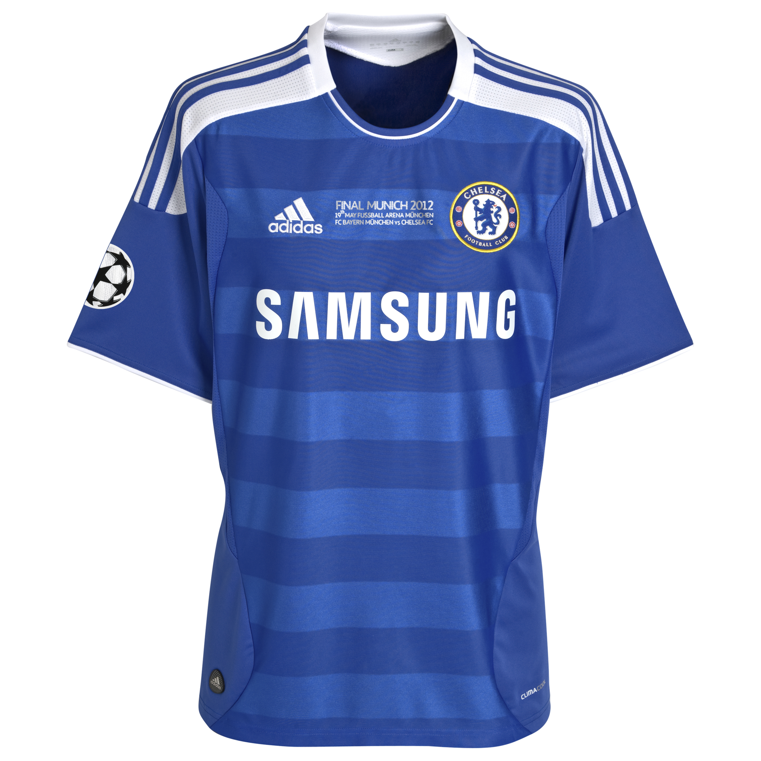 Chelsea Home Shirt 2011/12 Including Champions League Final Embroidery