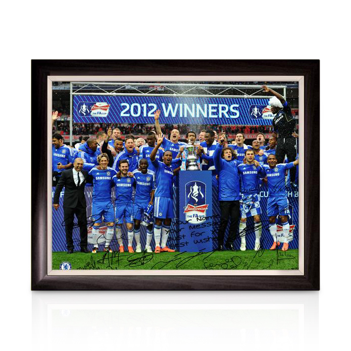 Chelsea Personalised Limited Edition  The FA Cup Winners 1 - Framed
