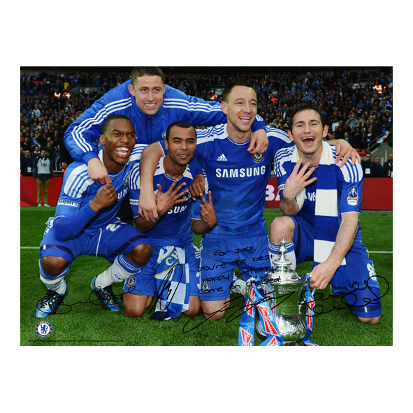 Chelsea Personalised The FA Cup Winners 6 Poster