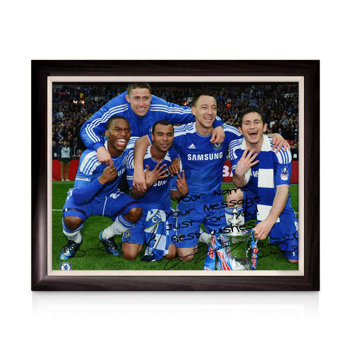 Chelsea Personalised The FA Cup Winners 6 -Framed