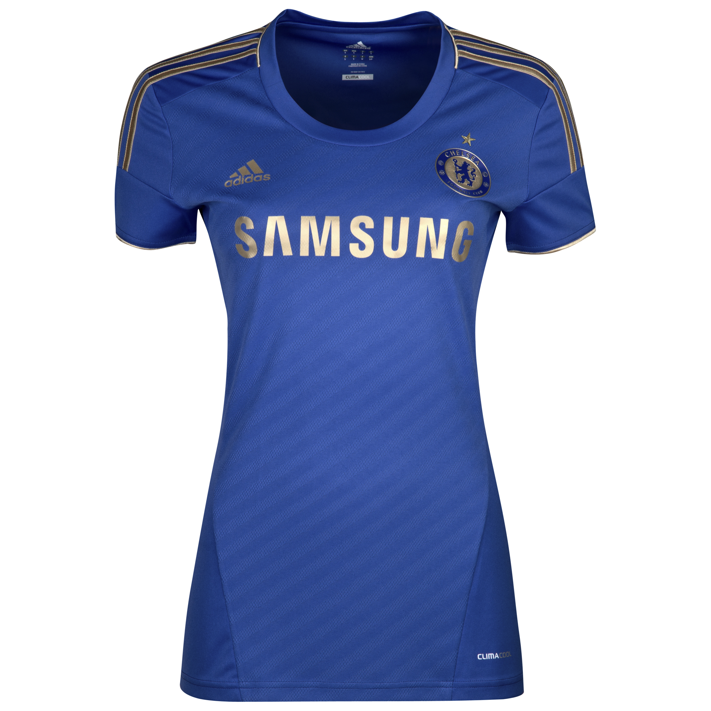 Chelsea Home Shirt 2012/13 - Womens Including Gold Star