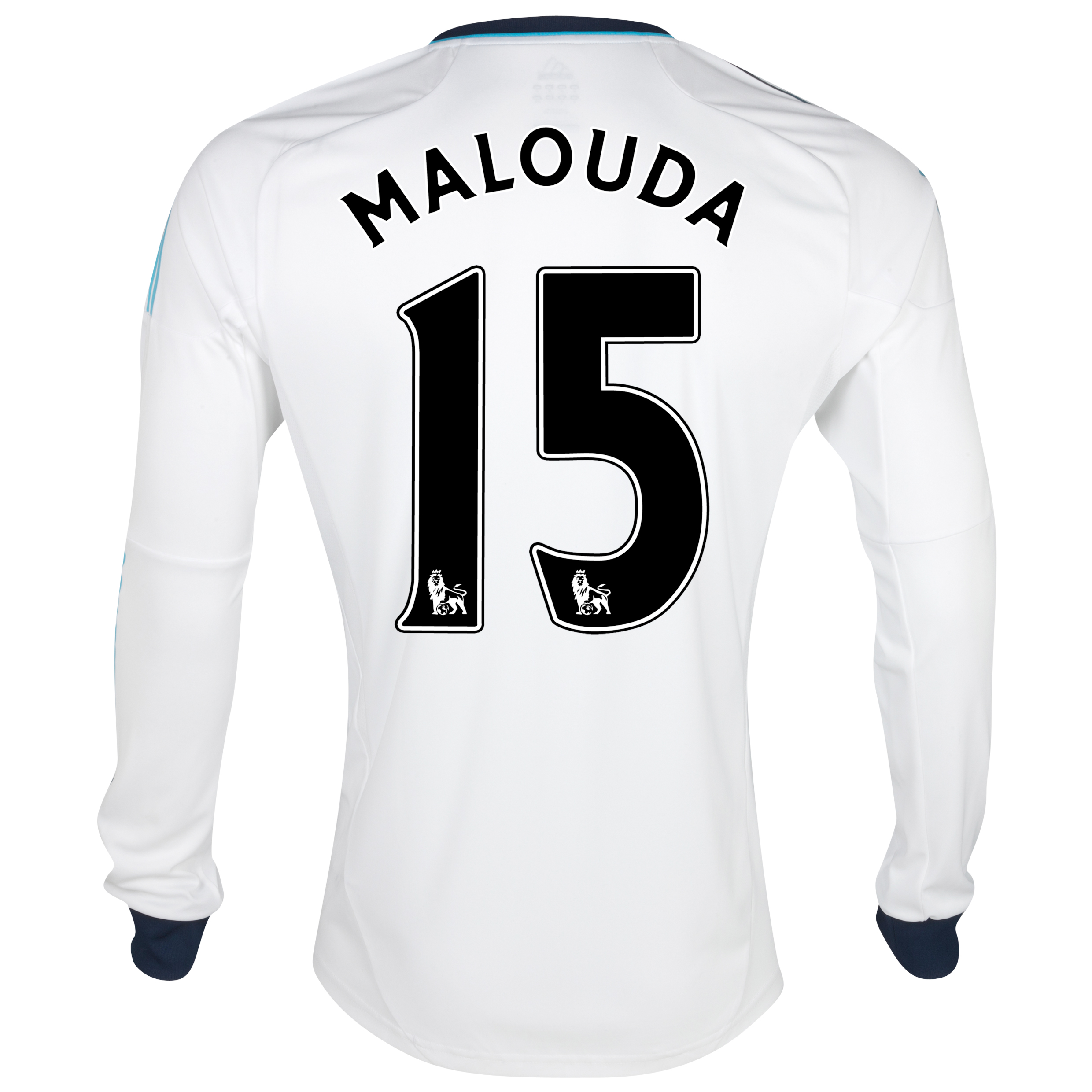 Chelsea Away Shirt 2012/13 - Long Sleeved with Malouda 15 printing