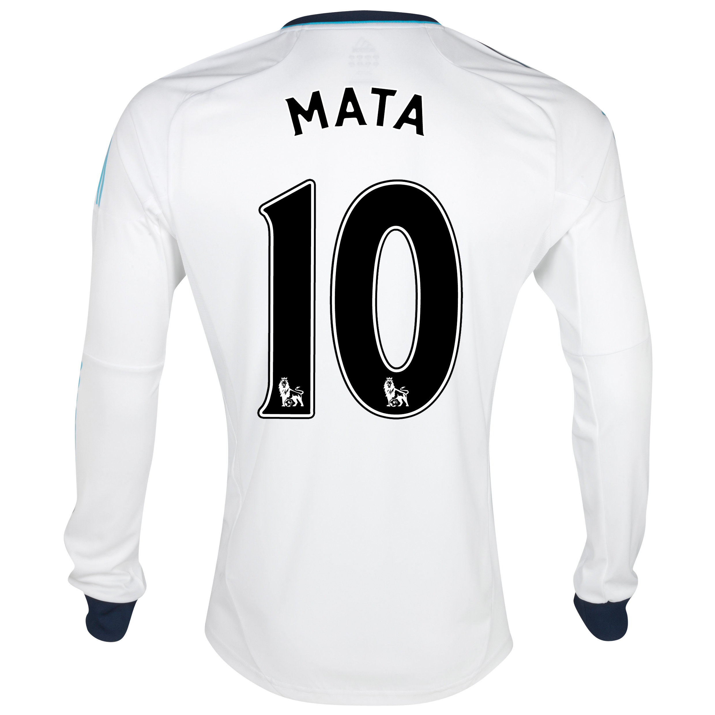 Chelsea Away Shirt 2012/13 - Long Sleeved - Kids with Mata 10 printing