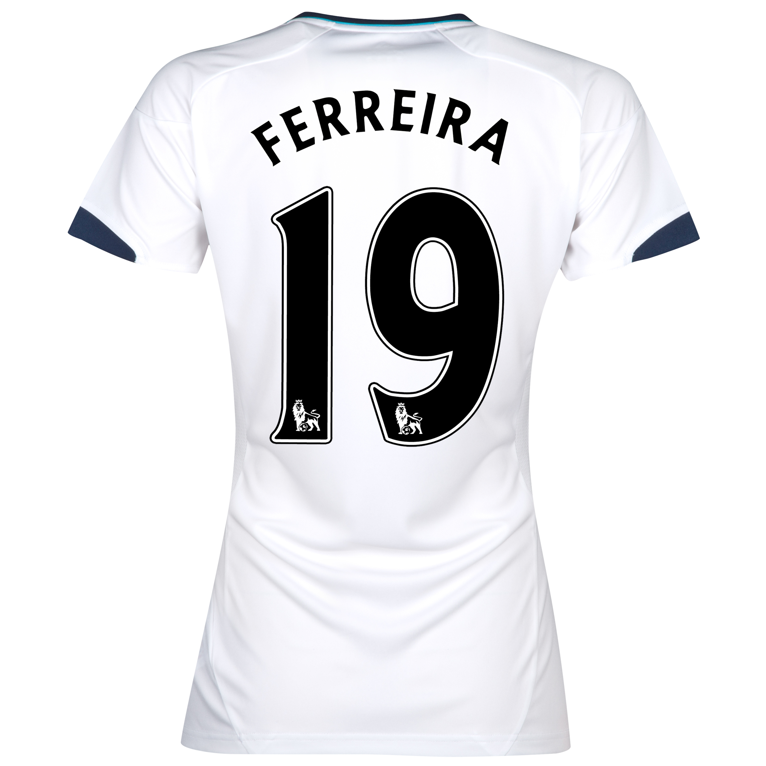 Chelsea Away Shirt 2012/13 - Womens with Ferreira 19 printing