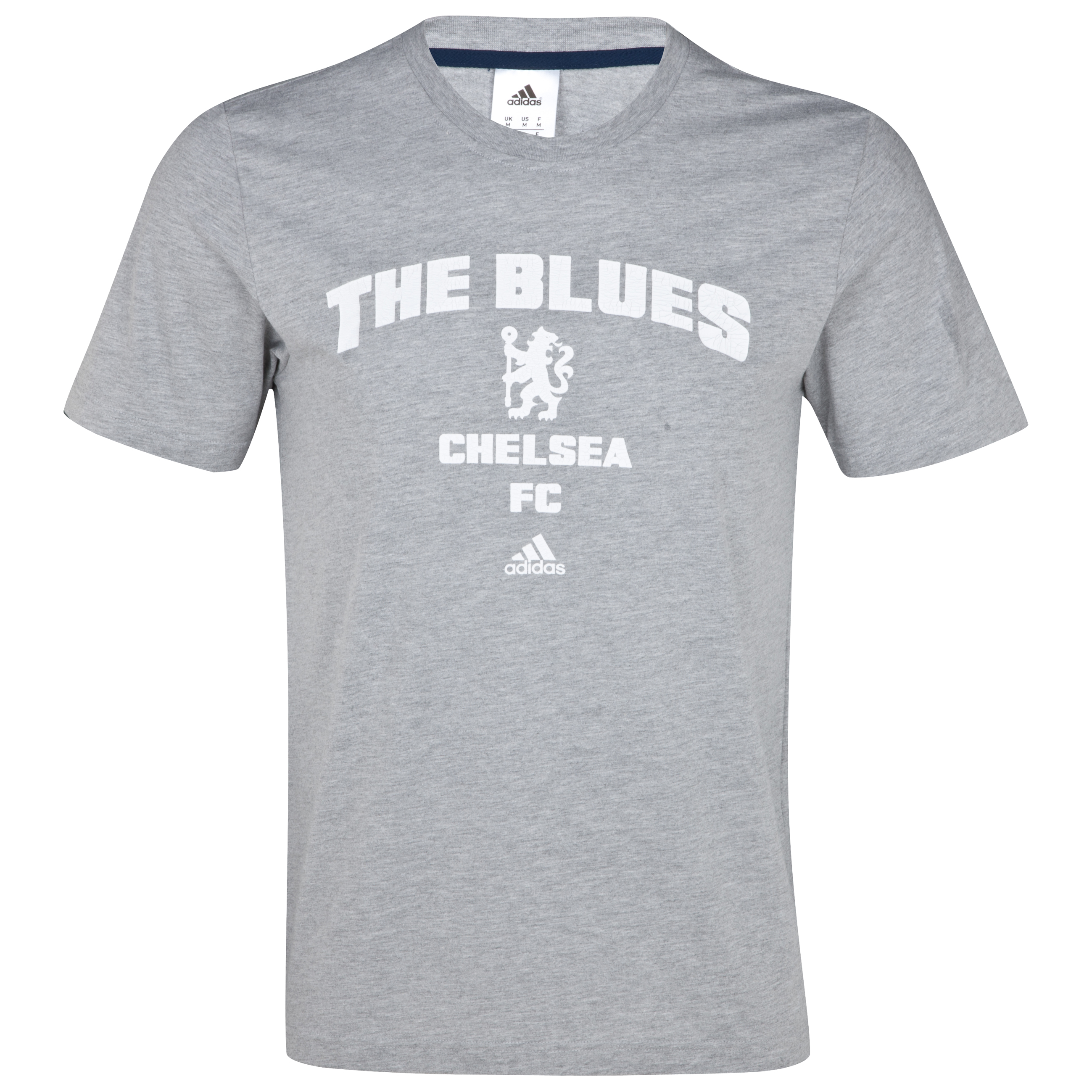 Chelsea Graphic T-Shirt - Medium Grey Heather/White