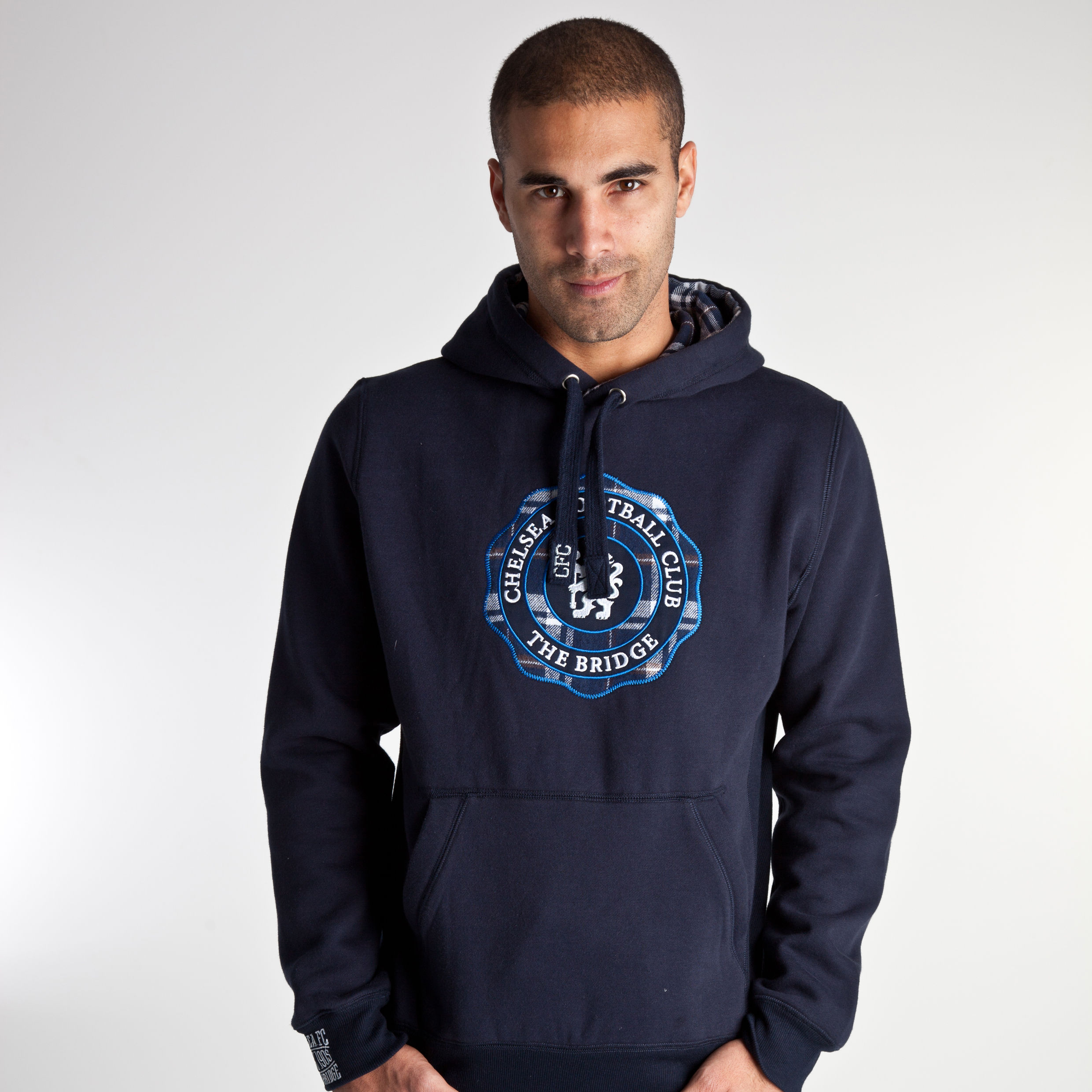 Chelsea 1905 Hoody - Navy/Light Grey