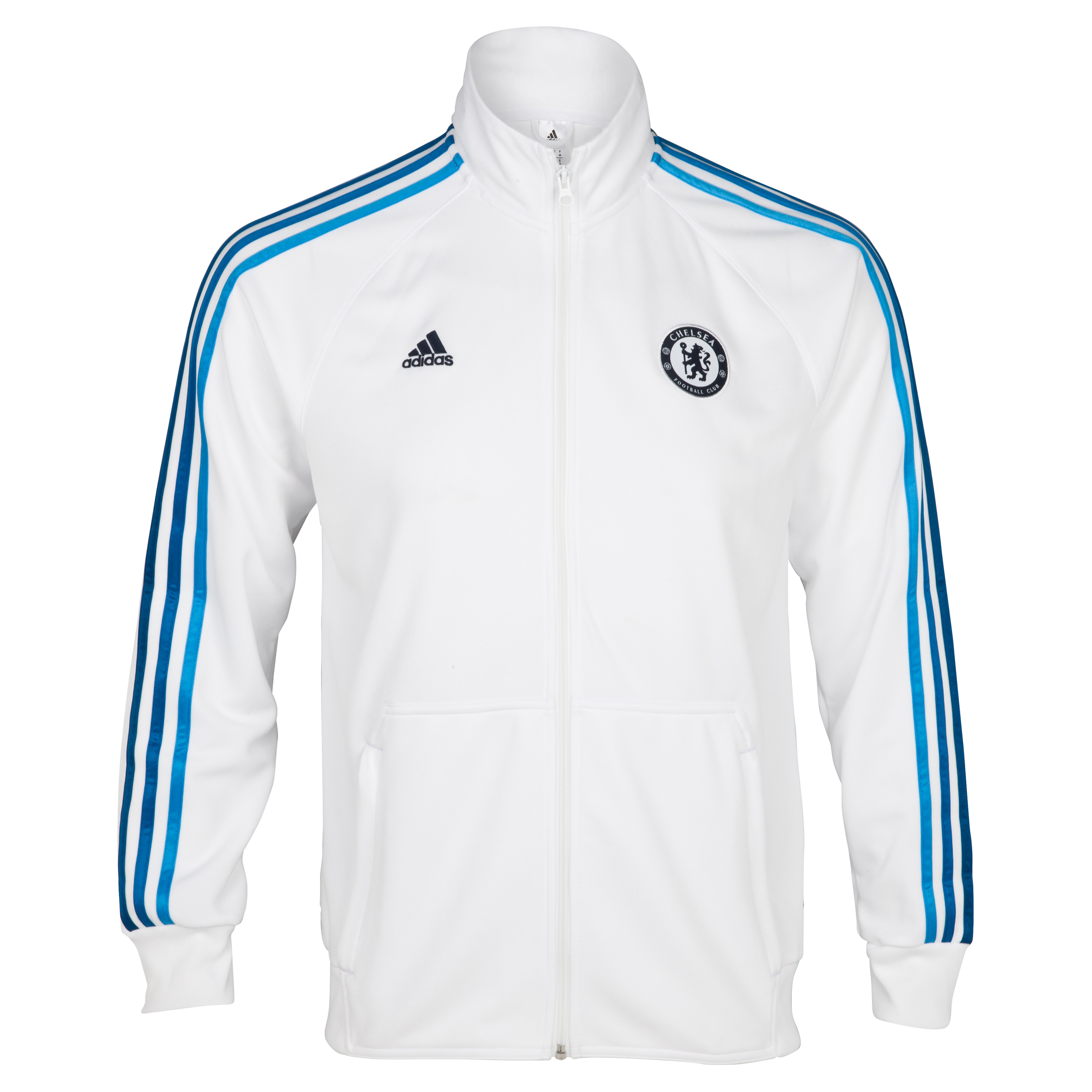 adidas Chelsea Core Track Top - White/Cyan S09