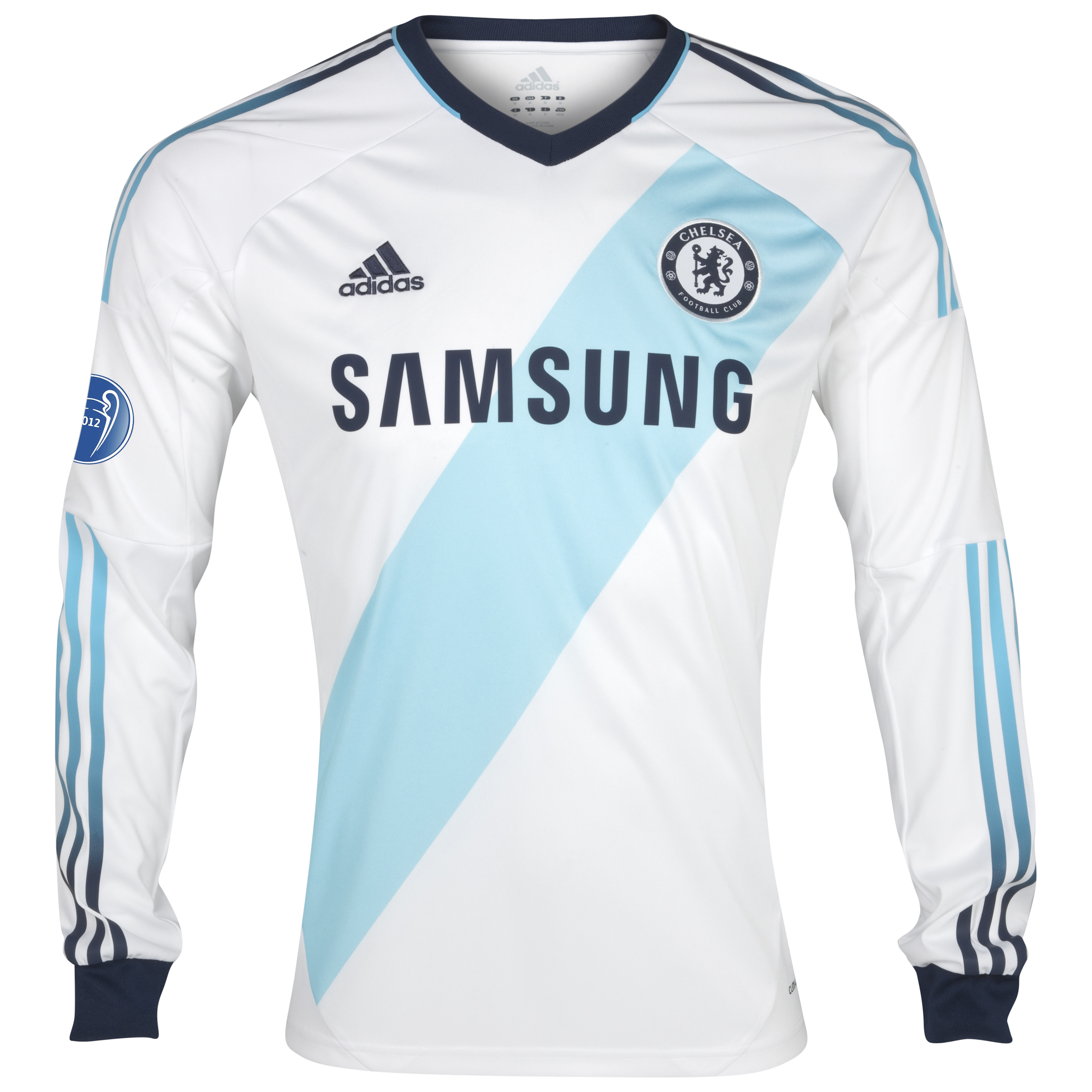 Chelsea UEFA Champions League Away Shirt 2012/13 - Long Sleeved - Kids with Winners Badge