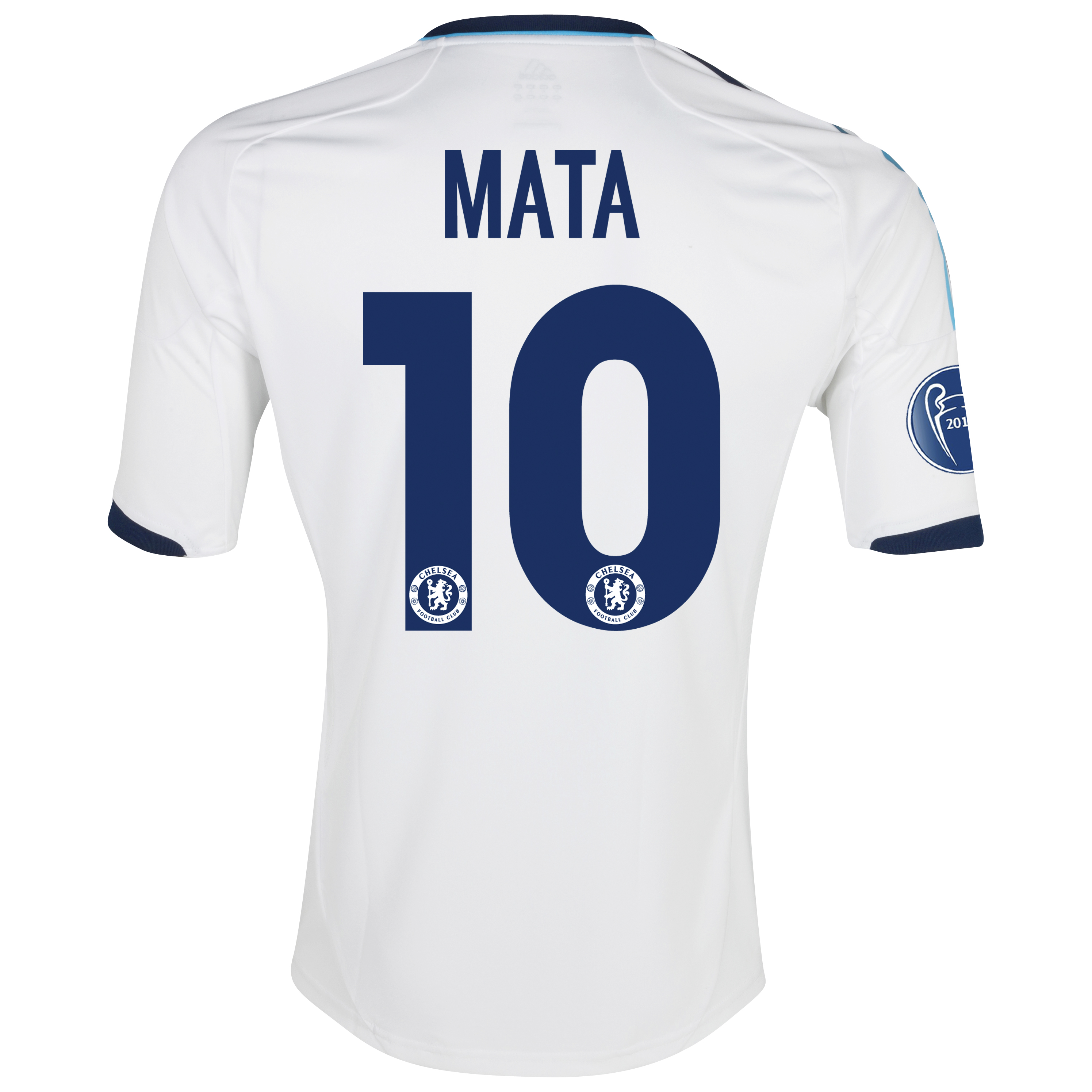 Chelsea UEFA Champions League Away Shirt 2012/13 - Youths with Mata 10 printing