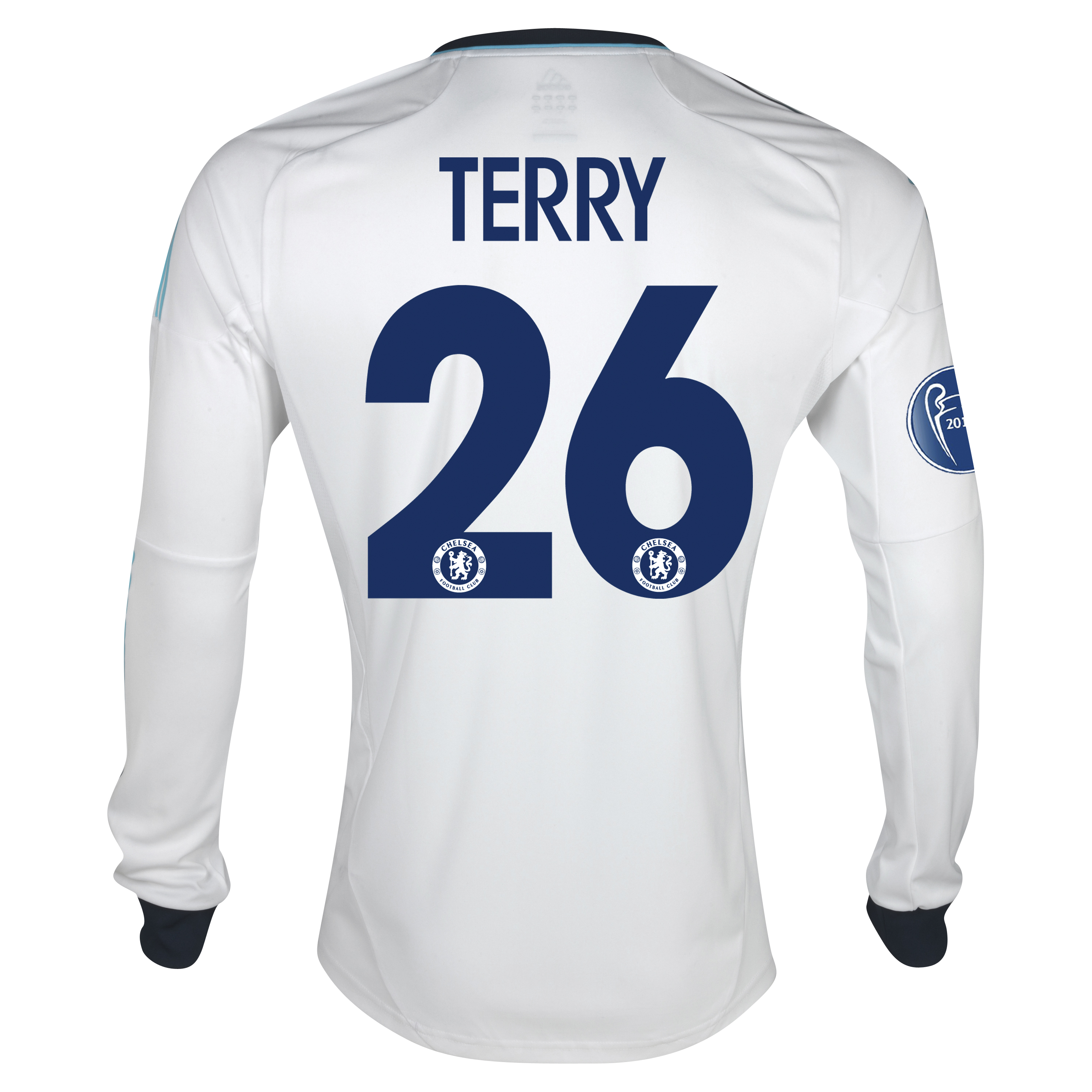 Chelsea UEFA Champions League Away Shirt 2012/13 - Long Sleeved - Kids with Terry 26 printing