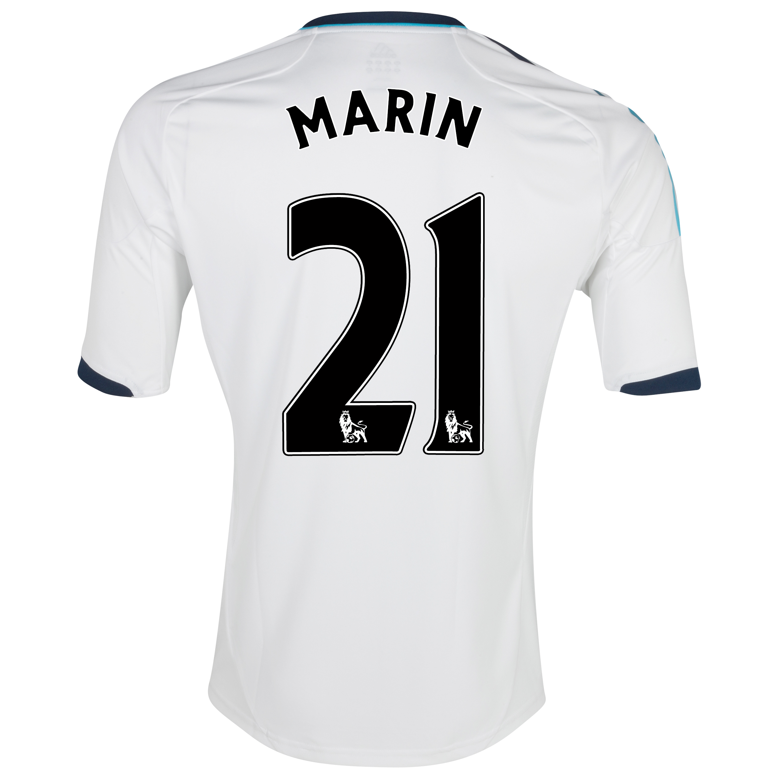Chelsea Away Shirt 2012/13 with Marin 21 printing