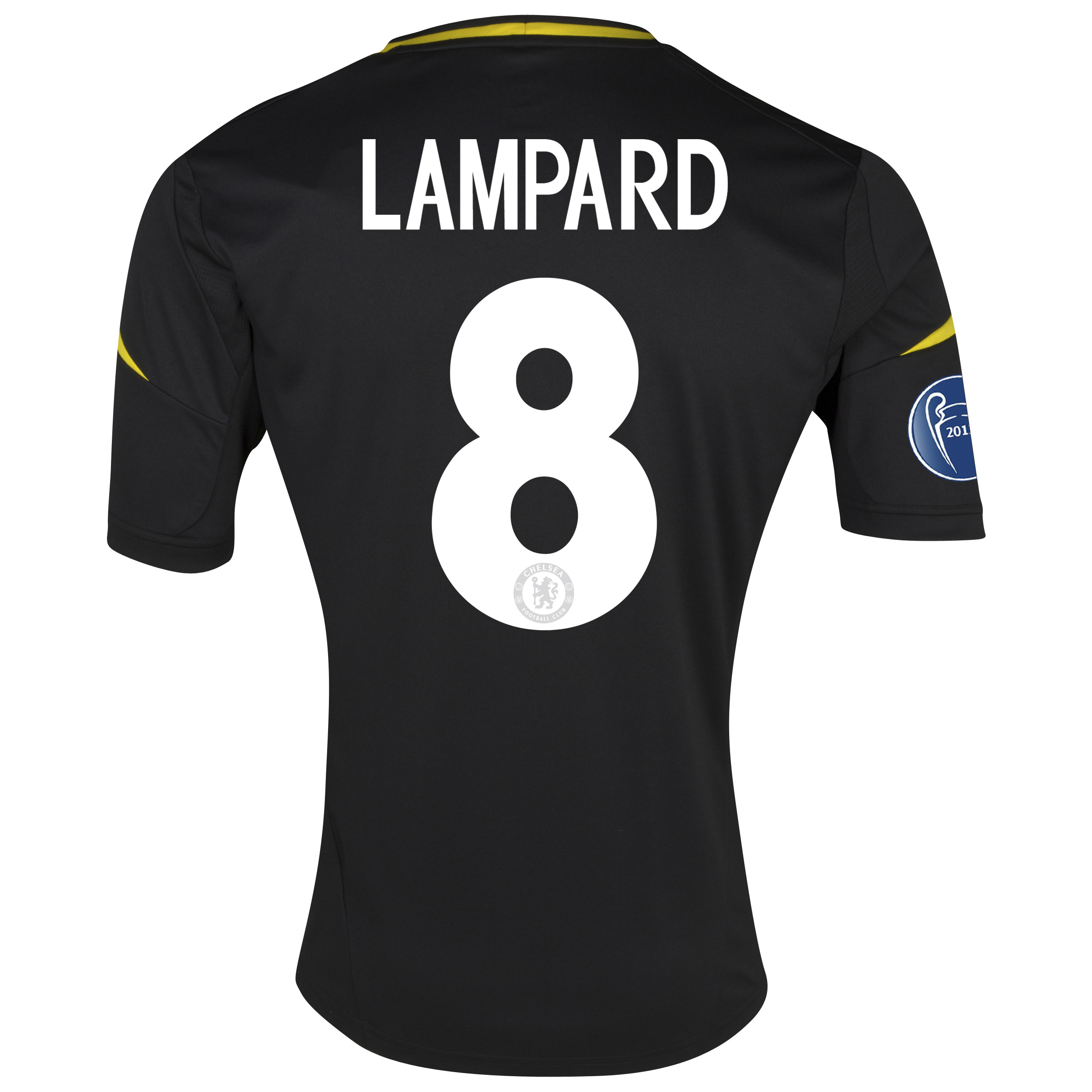 Chelsea UEFA Champions League Third Shirt 2012/13 with Lampard 8 printing