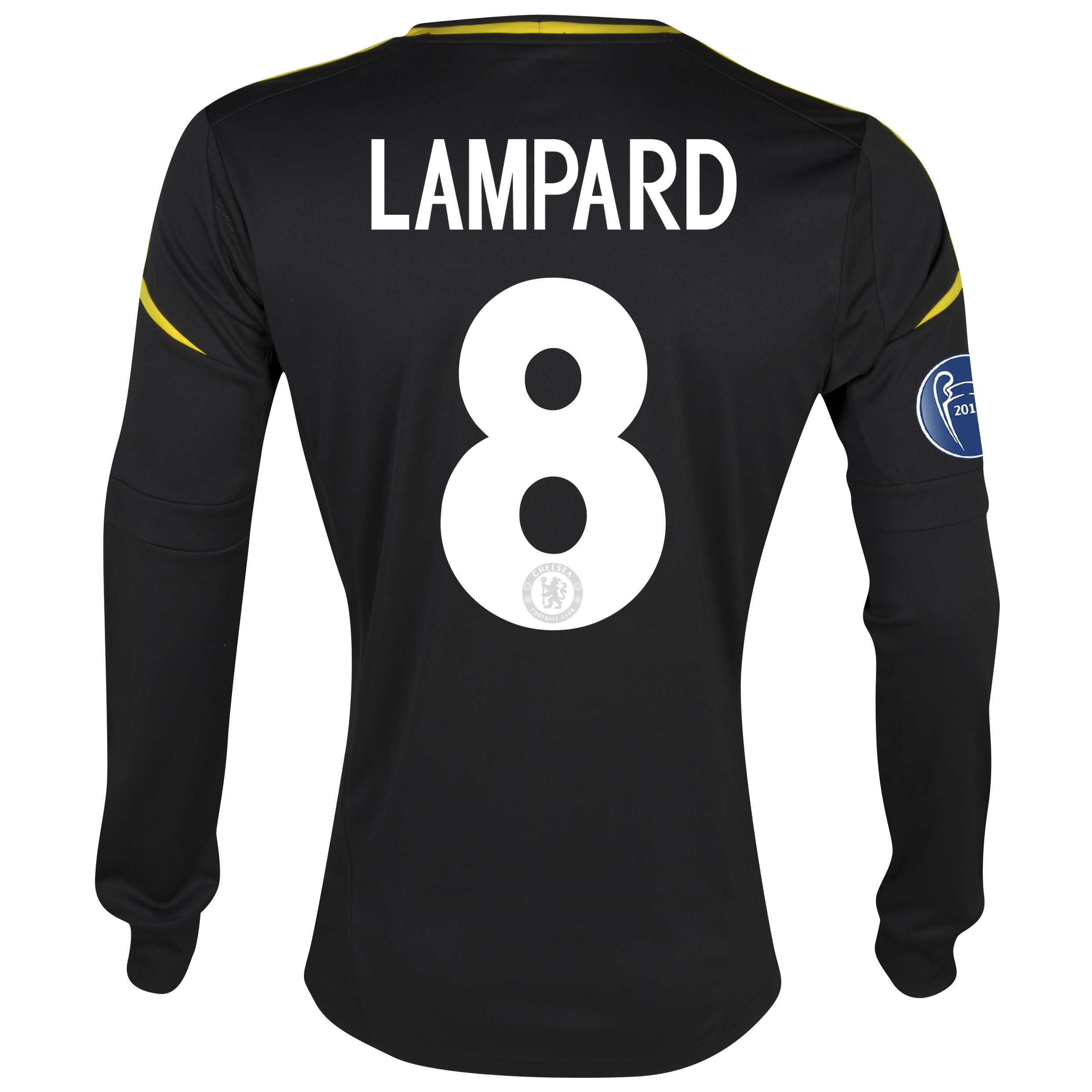 Chelsea UEFA Champions League Third Shirt 2012/13 with Lampard 8 printing