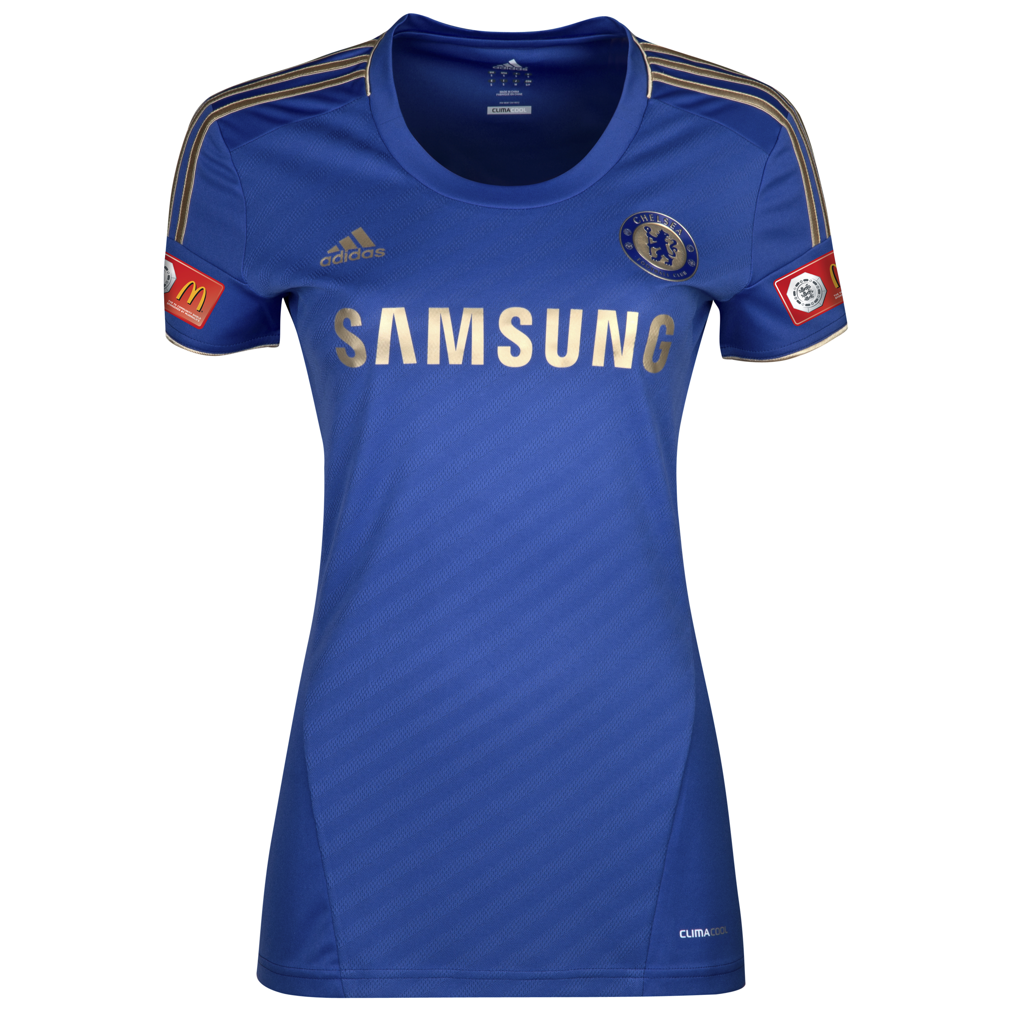Chelsea Home Shirt 2012/13 Womens Including FA Community Shield Badge
