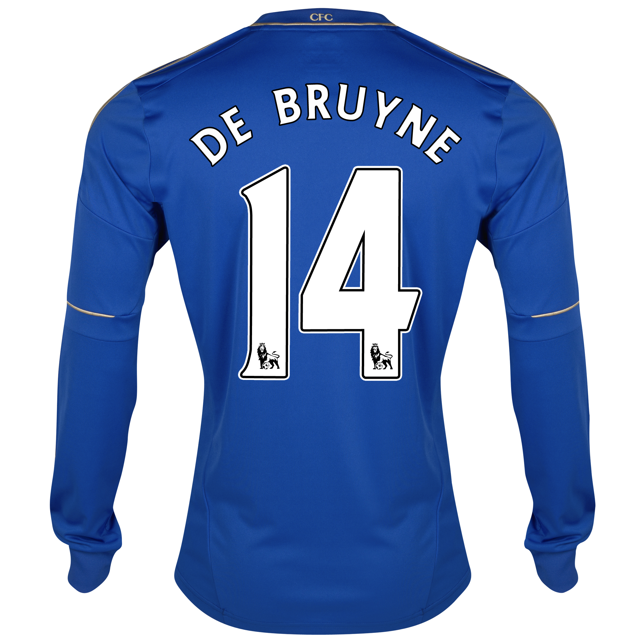 Chelsea Home Shirt 2012/13 - Long Sleeved - Youths with De Bruyne 14 printing