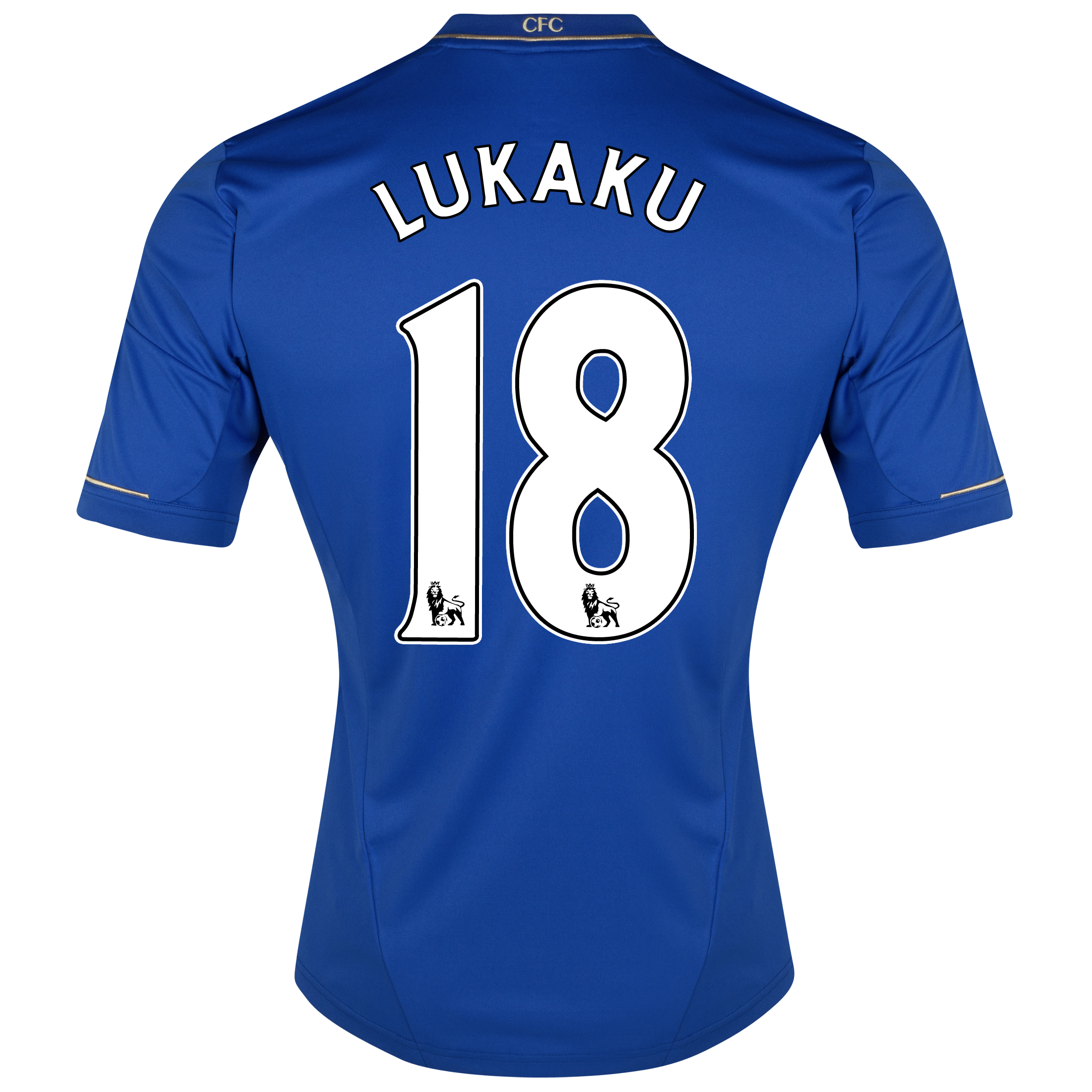 Chelsea Home Shirt 2012/13 - Kids with Lukaku 18 printing