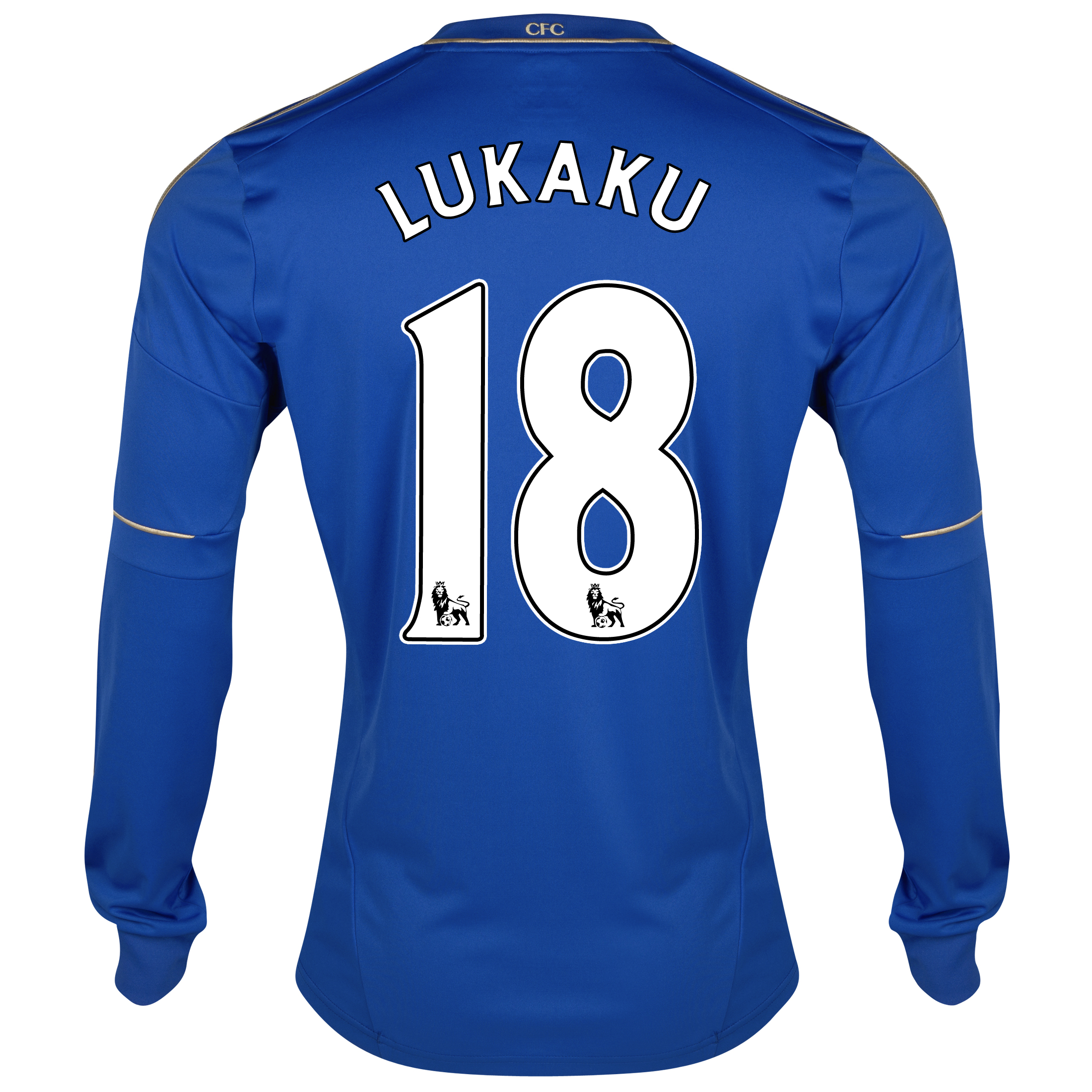 Chelsea Home Shirt 2012/13 - Long Sleeved - Youths with Lukaku 18 printing