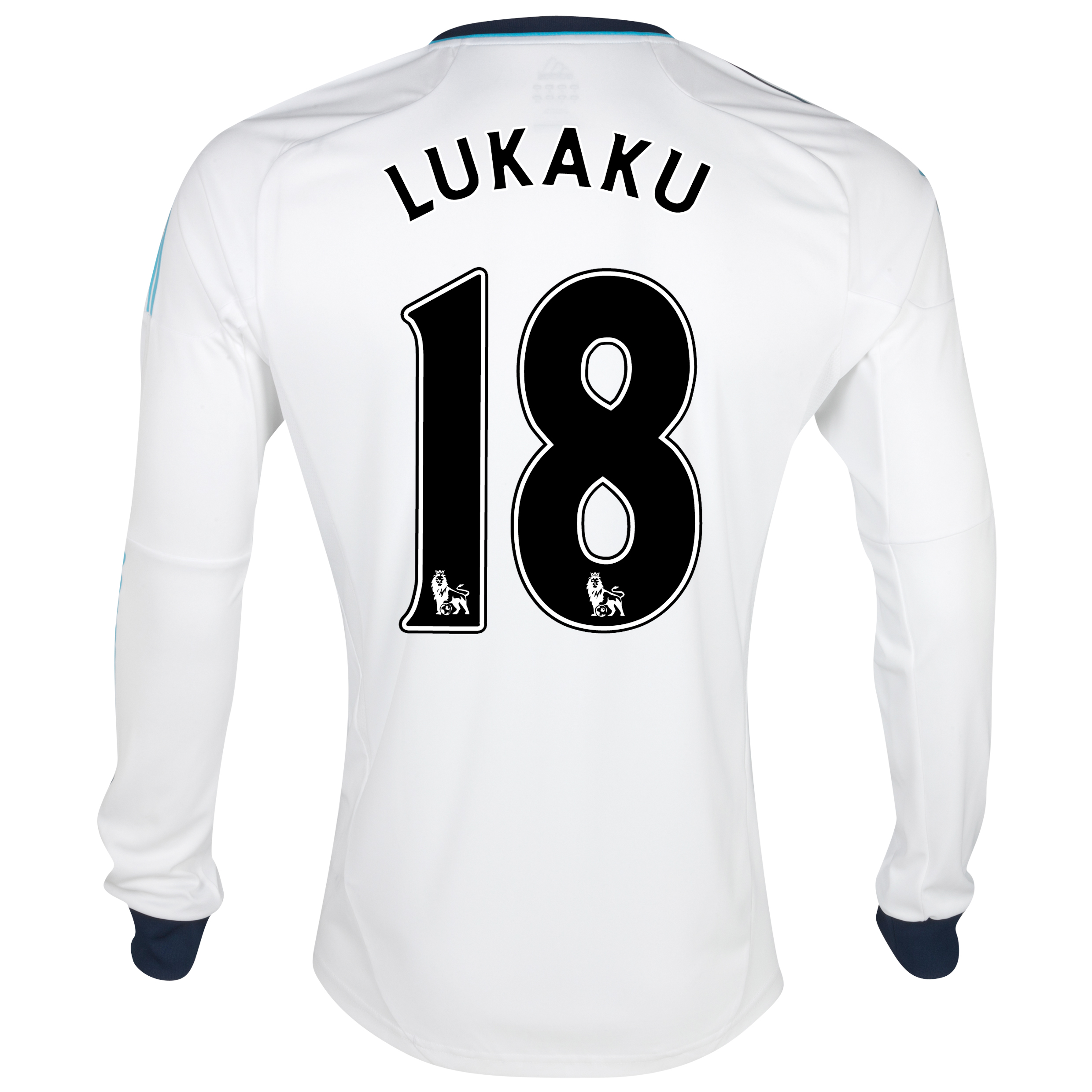 Chelsea Away Shirt 2012/13 - Long Sleeved - Kids with Lukaku 18 printing