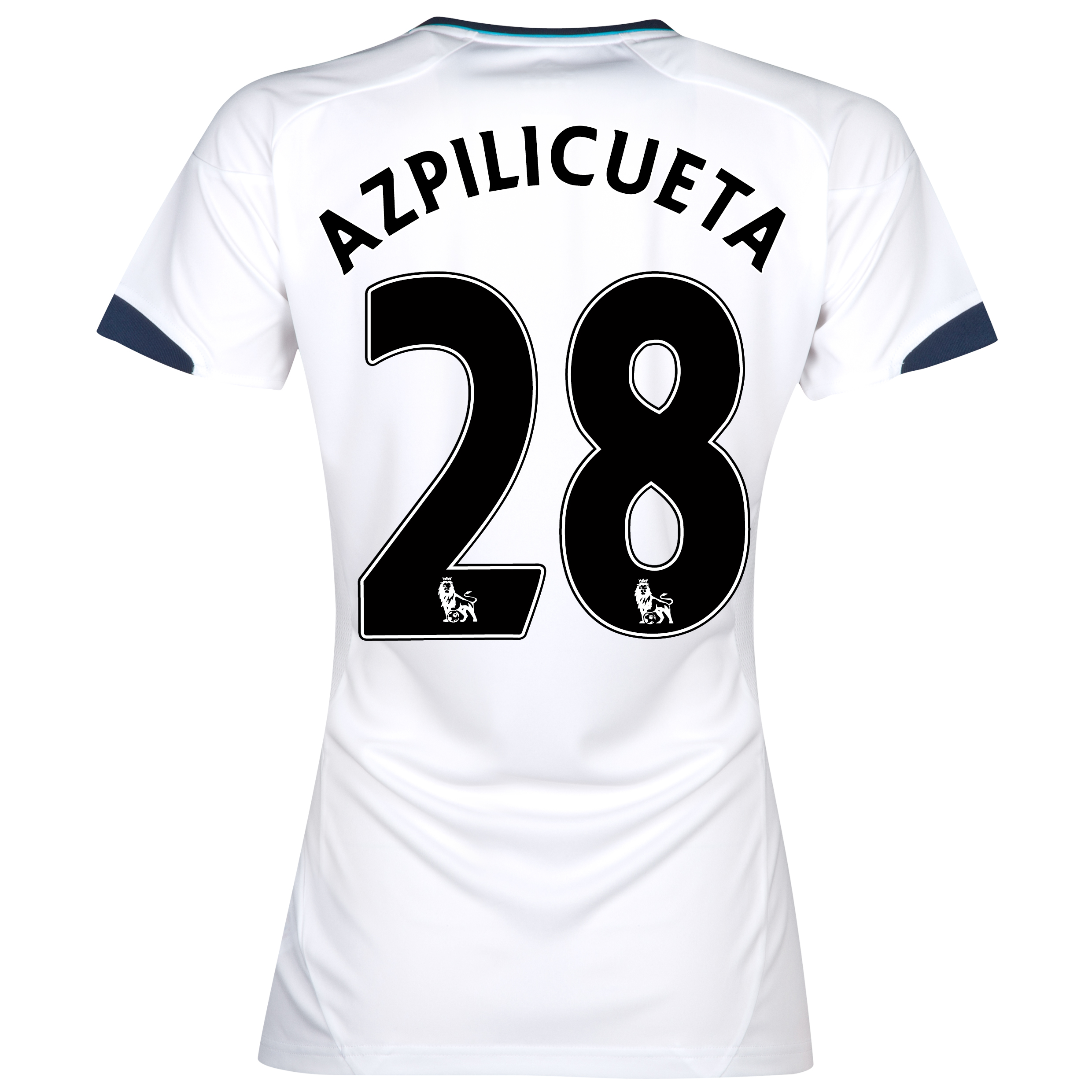 Chelsea Away Shirt 2012/13 - Womens with Azpilicueta 28 printing