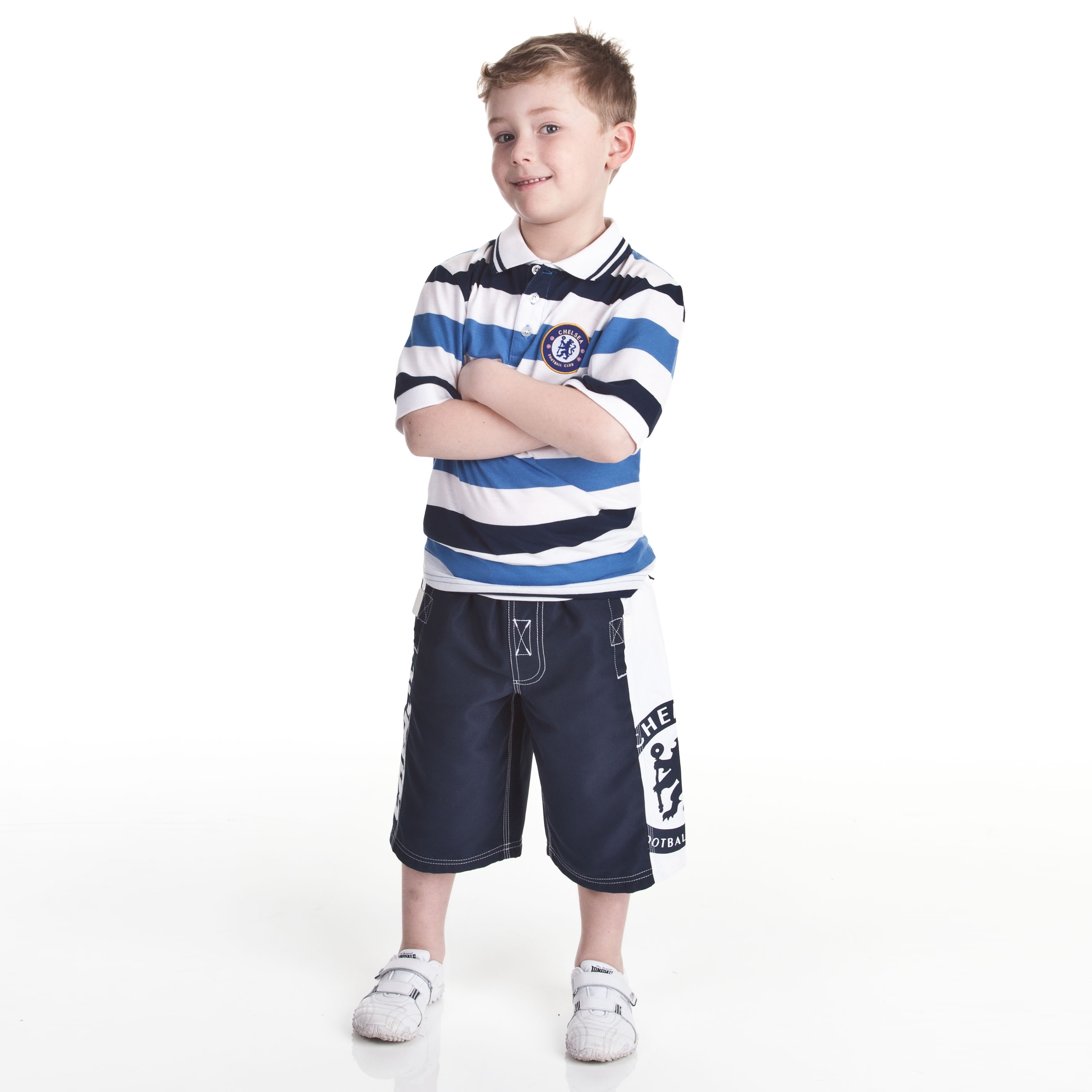 Chelsea Fashion Woven Board Short - Navy - Older Boys