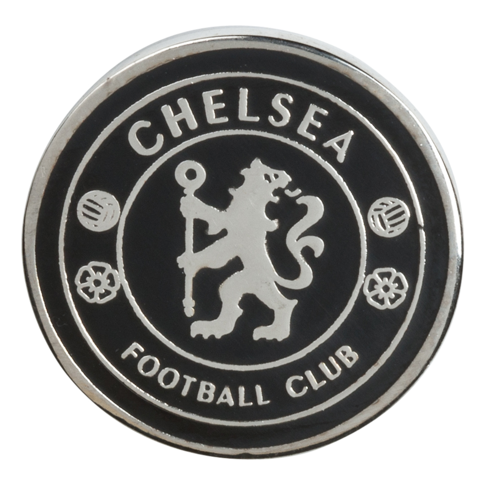 Chelsea Golf Ball Marker - Black/Silver