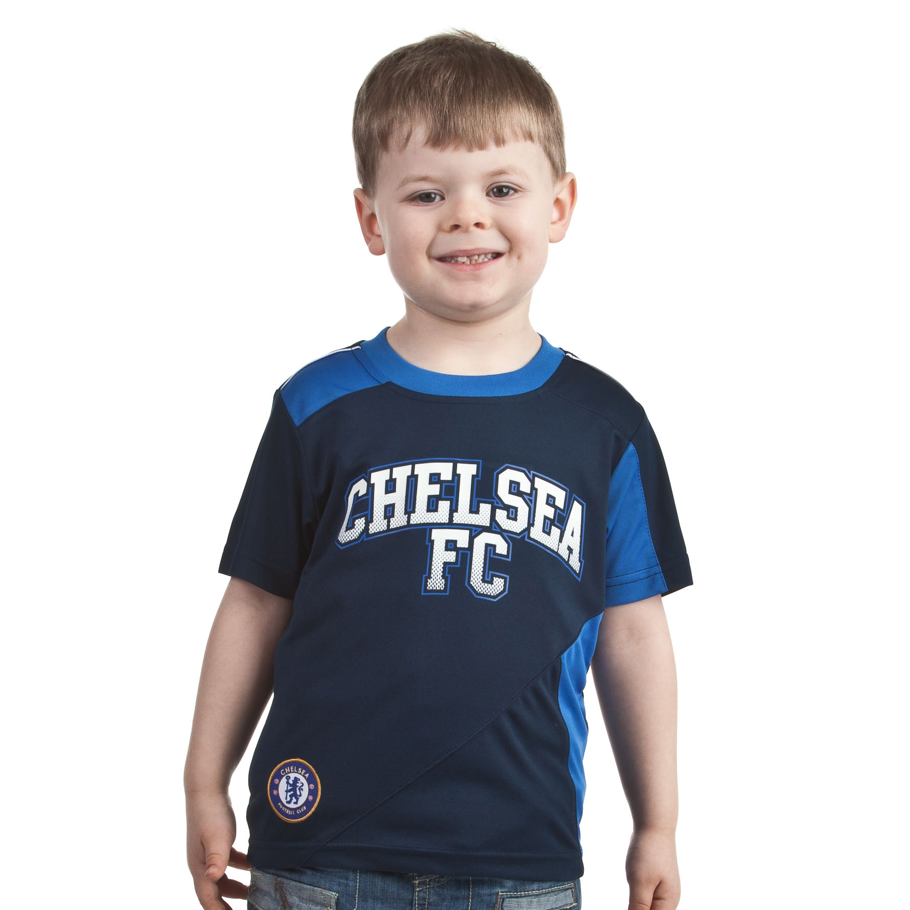 Chelsea Core Graphic Poly Panel T-Shirt - Navy - Infant Boys