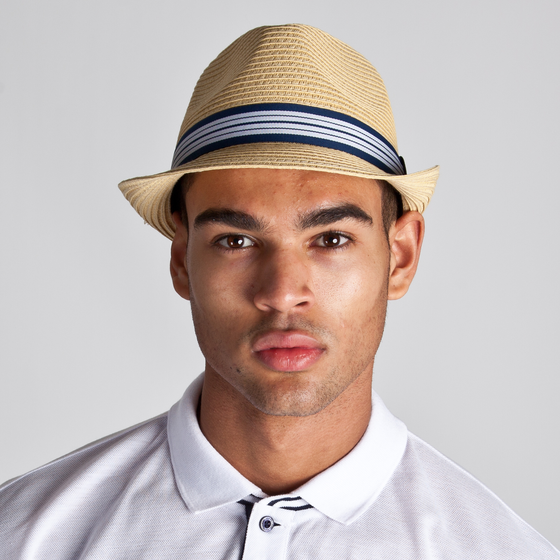 Chelsea Straw Trilby - Natural - Mens