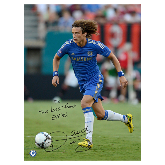 Chelsea Personalised Luiz Action Poster