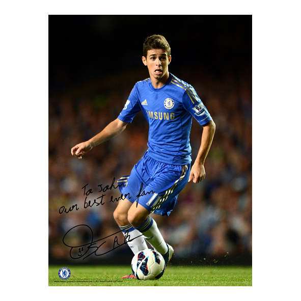 Chelsea Personalised Oscar In Action Poster