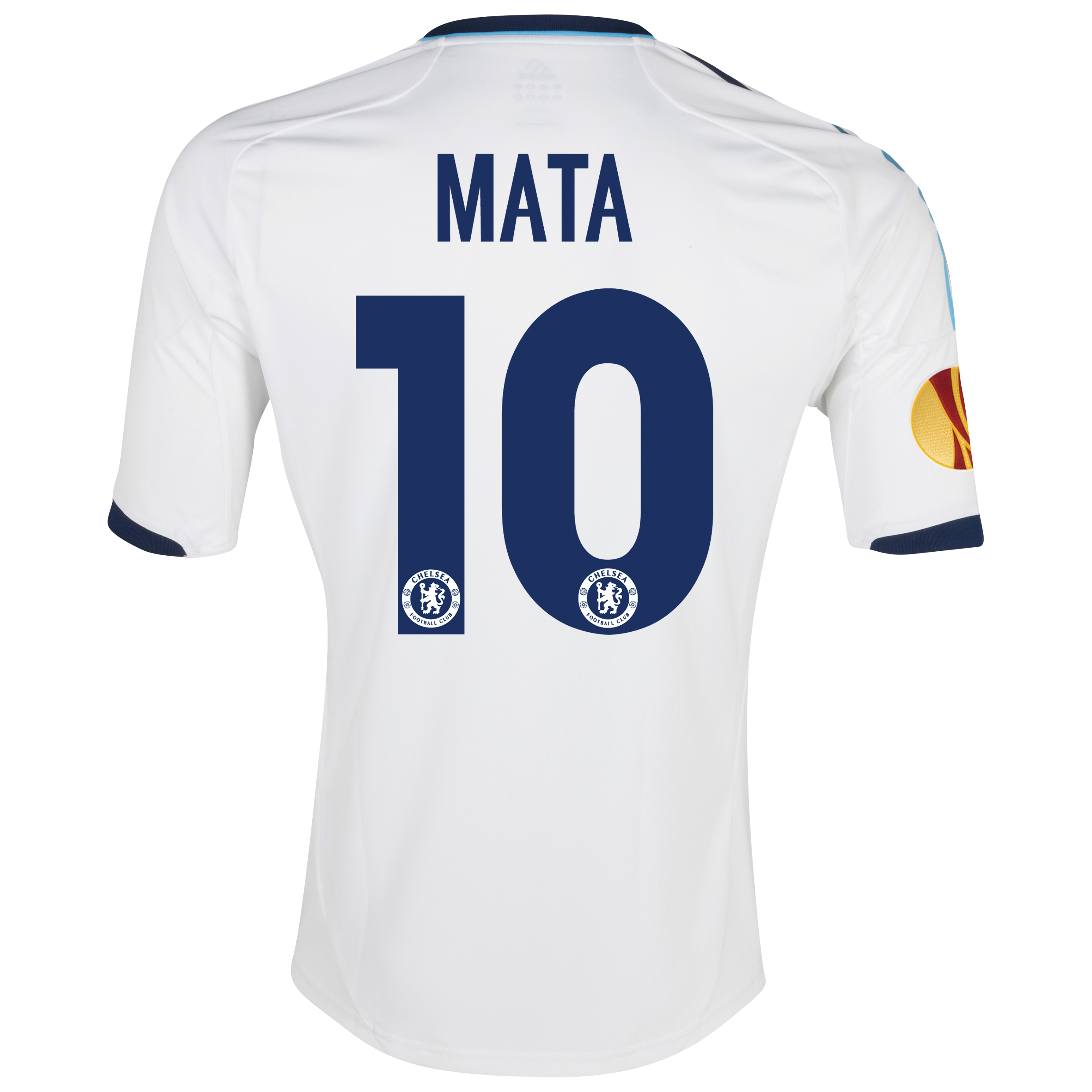 Chelsea UEFA Europa League Away Shirt 2012/13 - Kids with Mata 10 printing Including Europa Badge